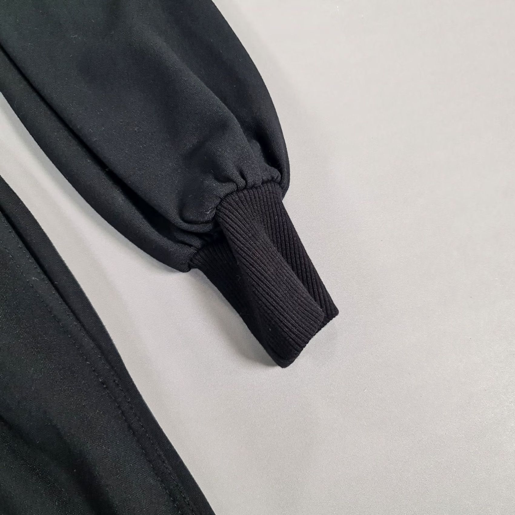 ME+EM ME+EM Dress Black 8 UK Maxi Long Sleeve Front Zip Pockets Tunic? Size M / US 6-8 / IT 42-44 - 6 Thumbnail