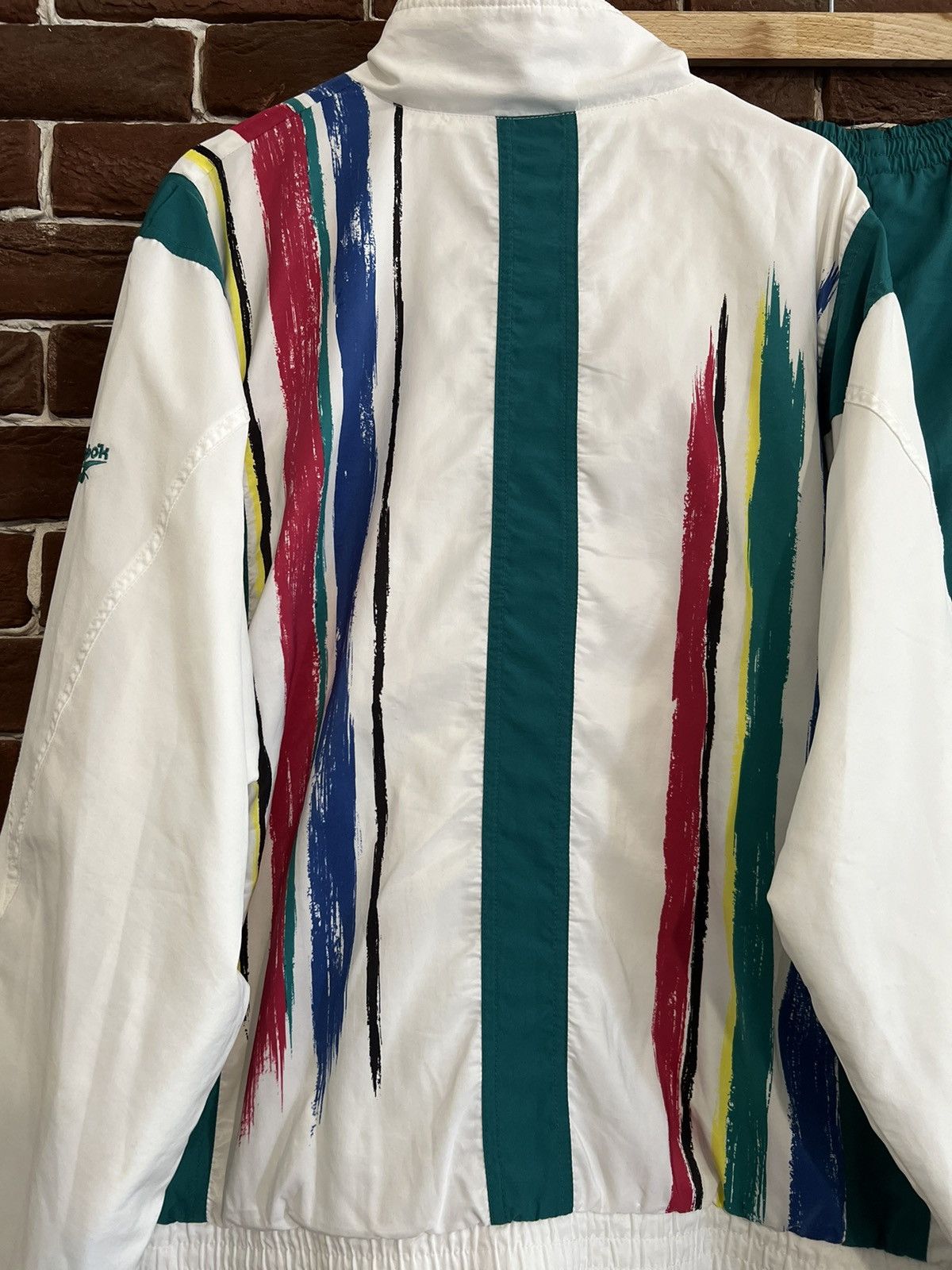 Reebok Rare 90s Vintage Y2K Reebok Logo Tracksuit Set Jacket Size US L / EU 52-54 / 3 - 11 Thumbnail