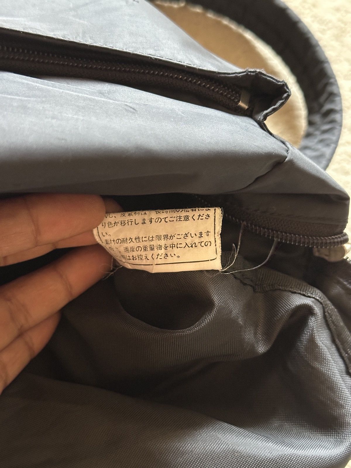 Yohji Yamamoto 2000s Yohji Yamamoto Y’saccs Nylon Backpack Size ONE SIZE - 12 Thumbnail