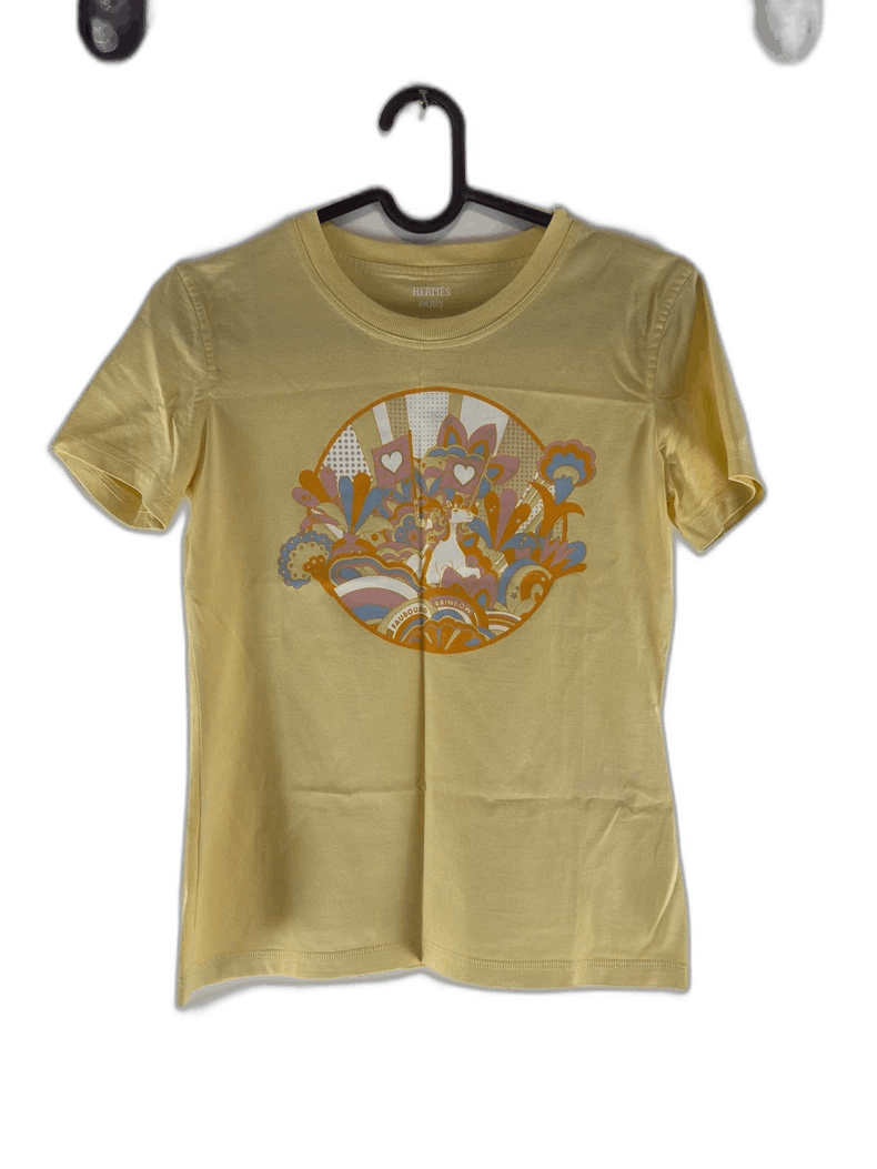 Hermes Hermes Short Sleeve TShirt Size 34-2506 Size US S / EU 44-46 / 1 - 1 Thumbnail
