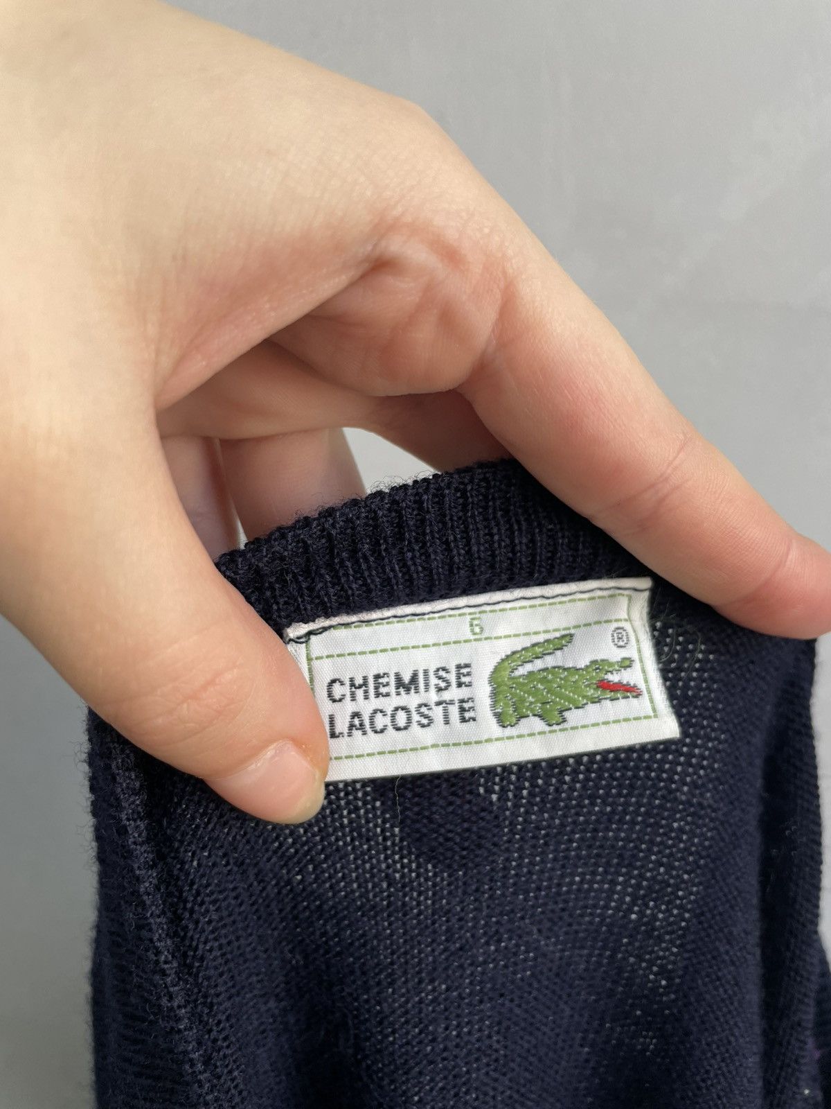 Lacoste Lacoste Chemise V neck old money sweater y2k Size US L / EU 52-54 / 3 - 9 Thumbnail