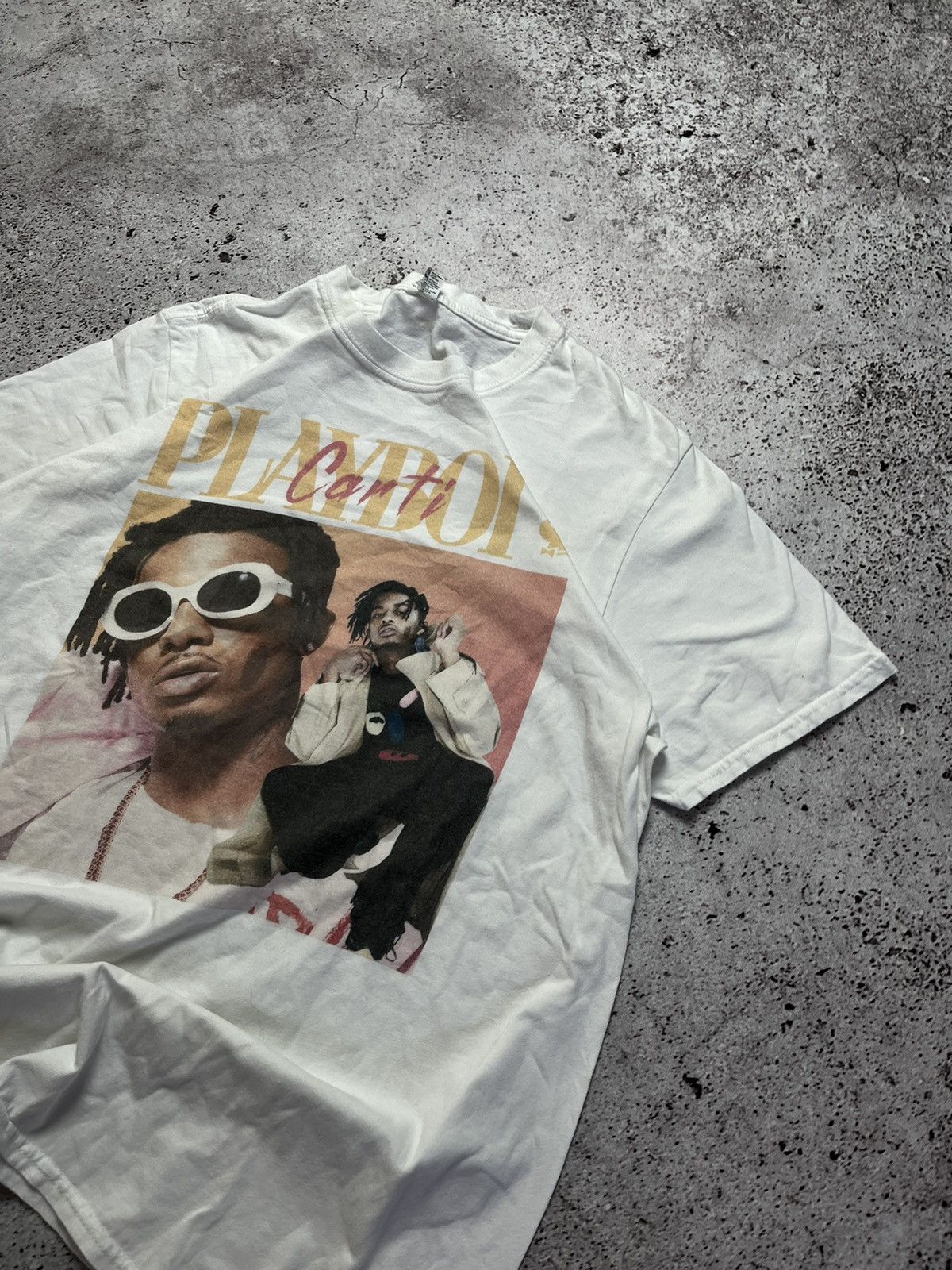 Gildan × Vintage 🎵PlayBoi Carti Style T-Shirt PB Carti Tee Size US M / EU 48-50 / 2 - 2 Thumbnail