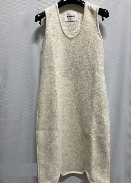 Jil Sander o1loc1c1124 Dress in White Size M / US 6-8 / IT 42-44 - 1 Preview
