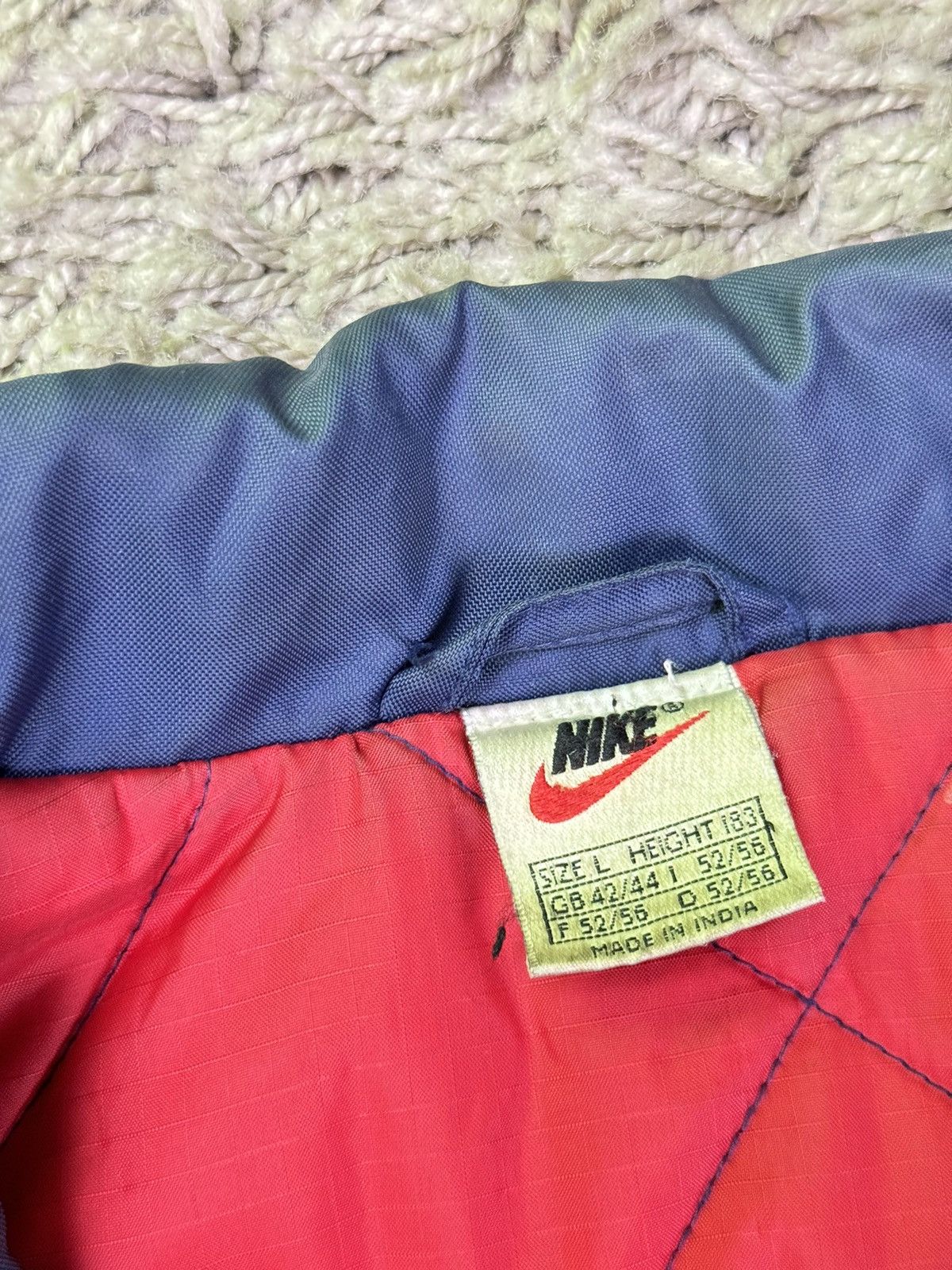 Nike Vintage jacket Nike Big Swoosh 90s original casual item Size US XL / EU 56 / 4 - 3 Thumbnail