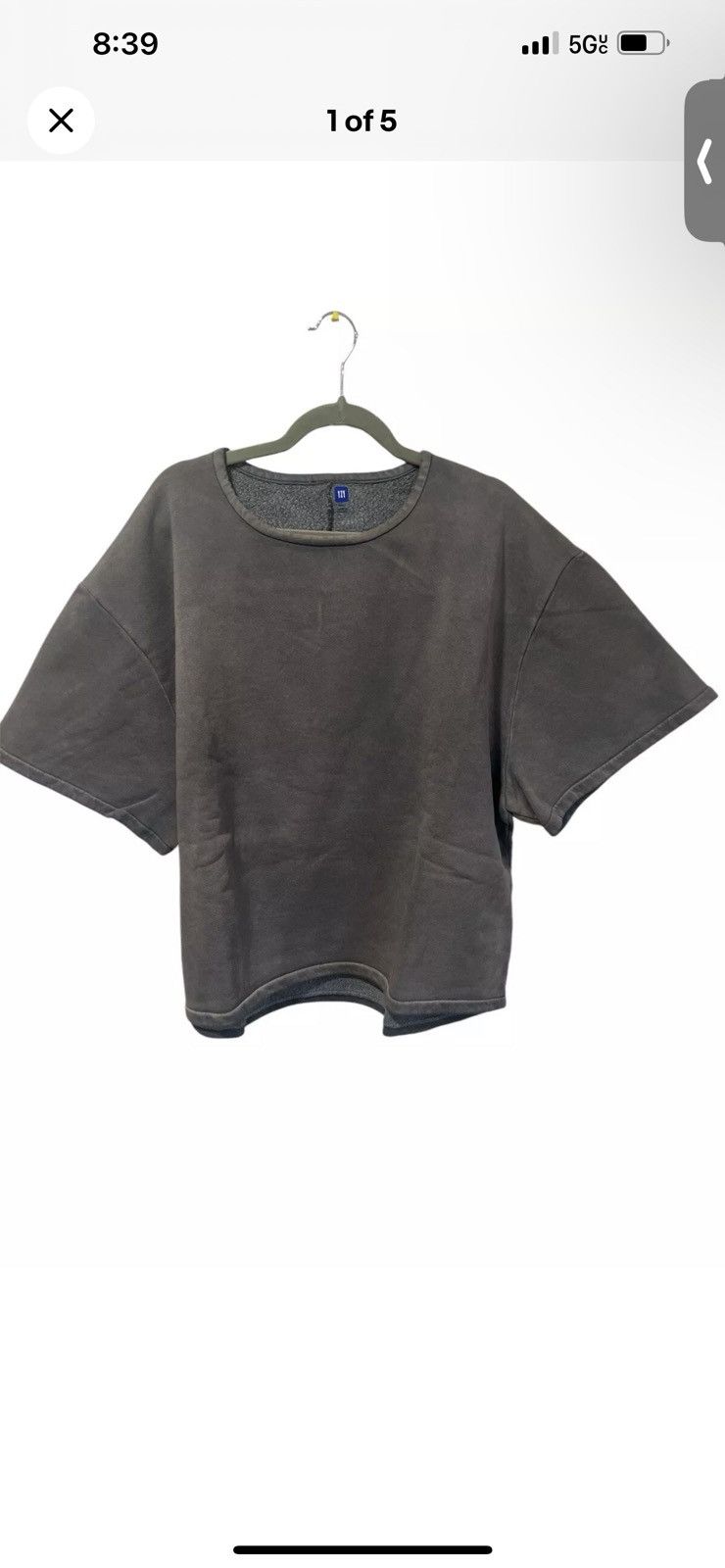 Yeezy Gap × Yeezy Season Yeezy Gap Yoke Tee Blue Stone Size 2XL Size US XXL / EU 58 / 5 - 7 Thumbnail