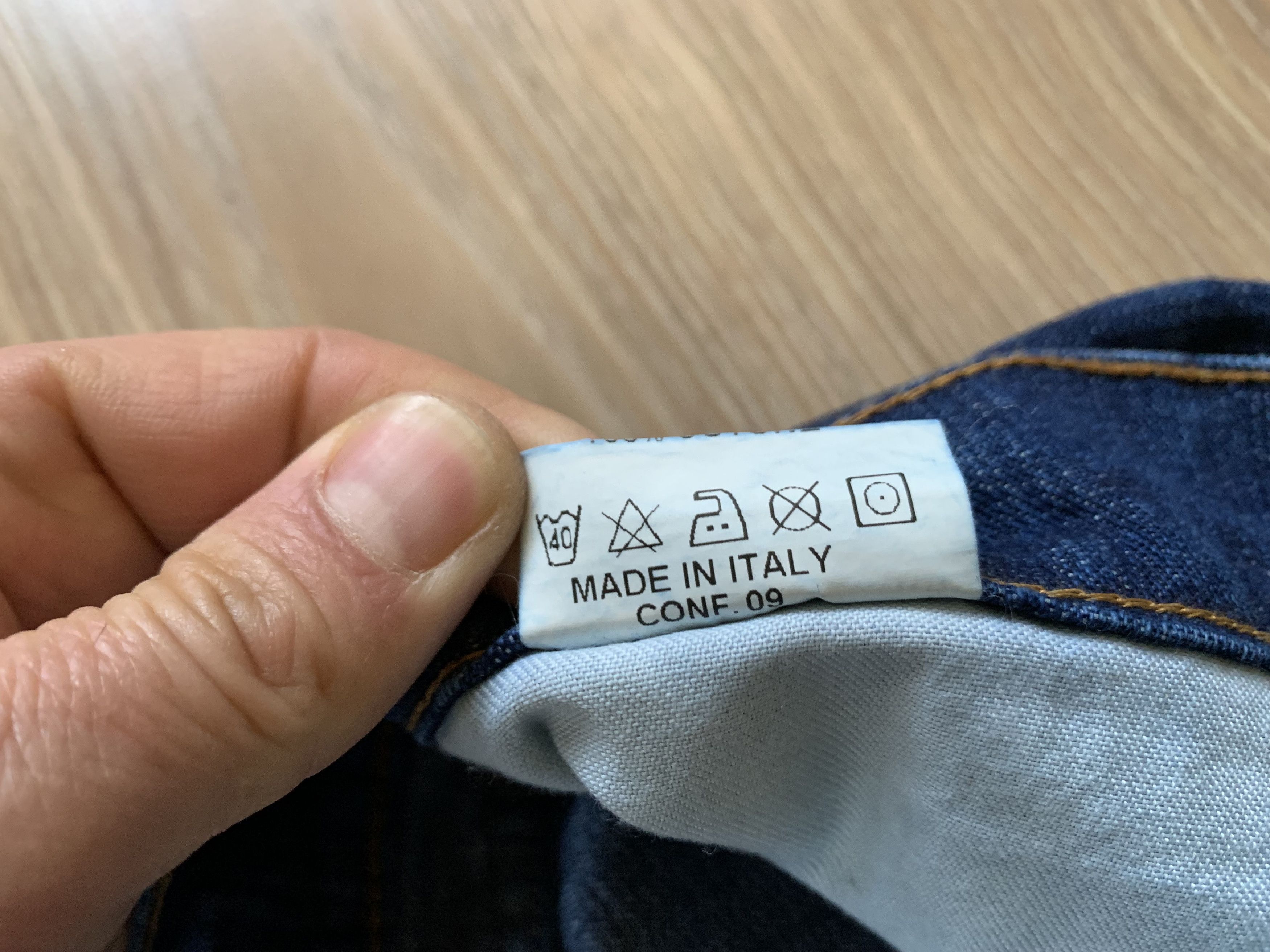Italic Italian Bell Bottom Blue Denim Jeans Size US 38 / EU 54 - 8 Thumbnail
