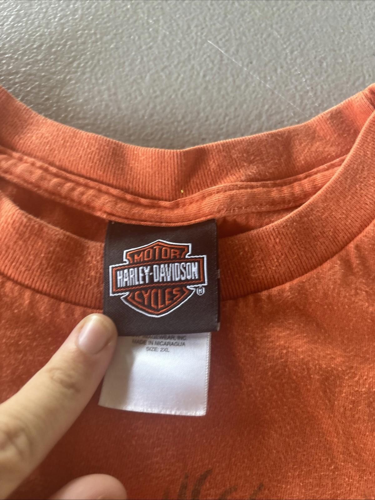 Designer Harley Davidson Motorcycles Thunder Bay Ontario Shirt 2XL Size ONE SIZE - 2 Thumbnail