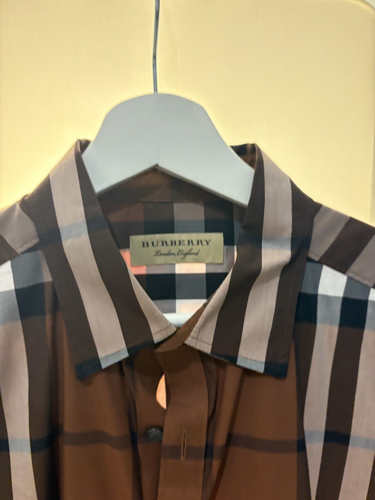 Burberry Burberry brown checked long sleeve shirt Size US M / EU 48-50 / 2 - 3 Thumbnail