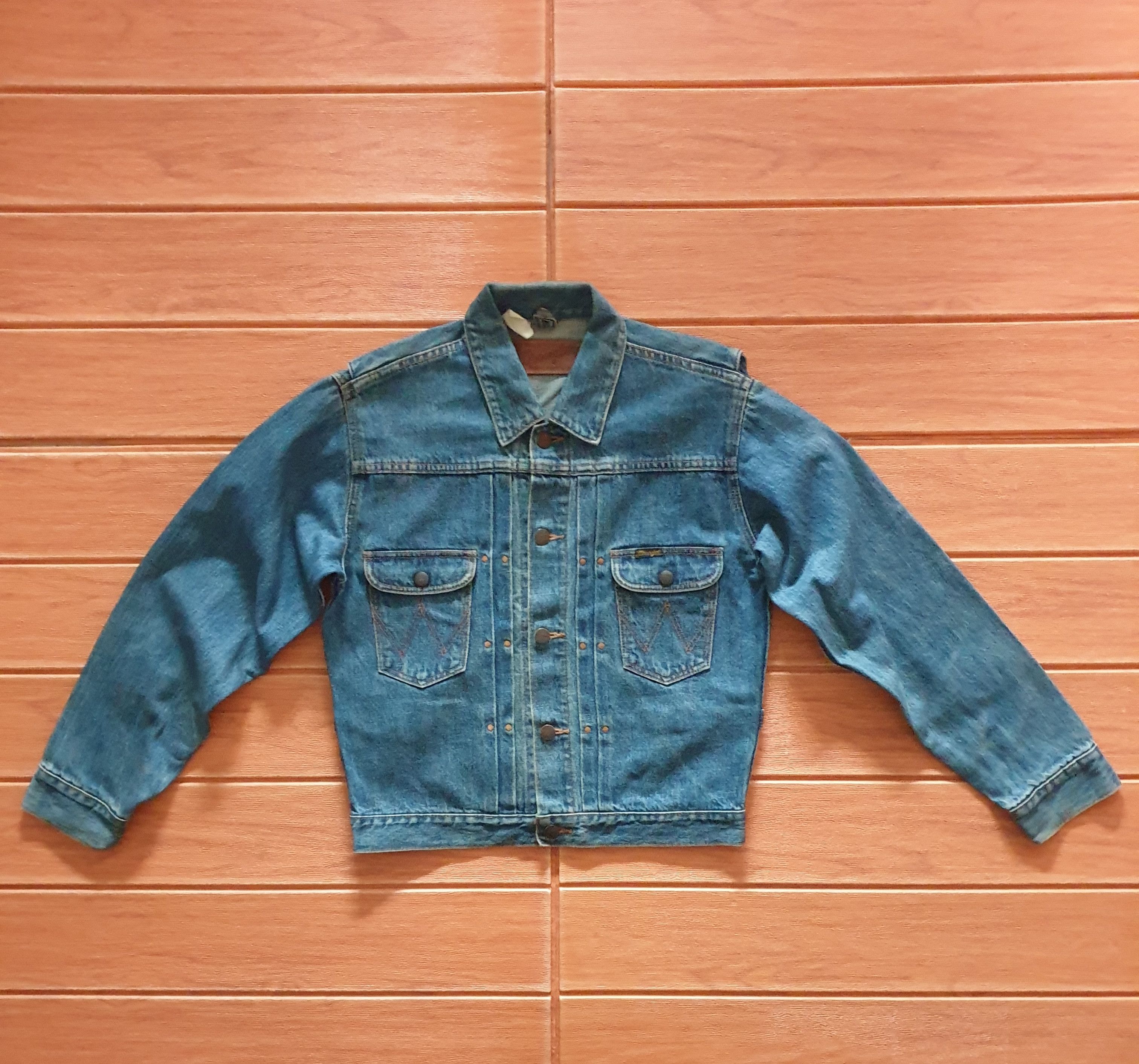 Wrangler 💥Vintage wrangler lot 11 wj denim jacket Size US M / EU 48-50 / 2 - 3 Thumbnail