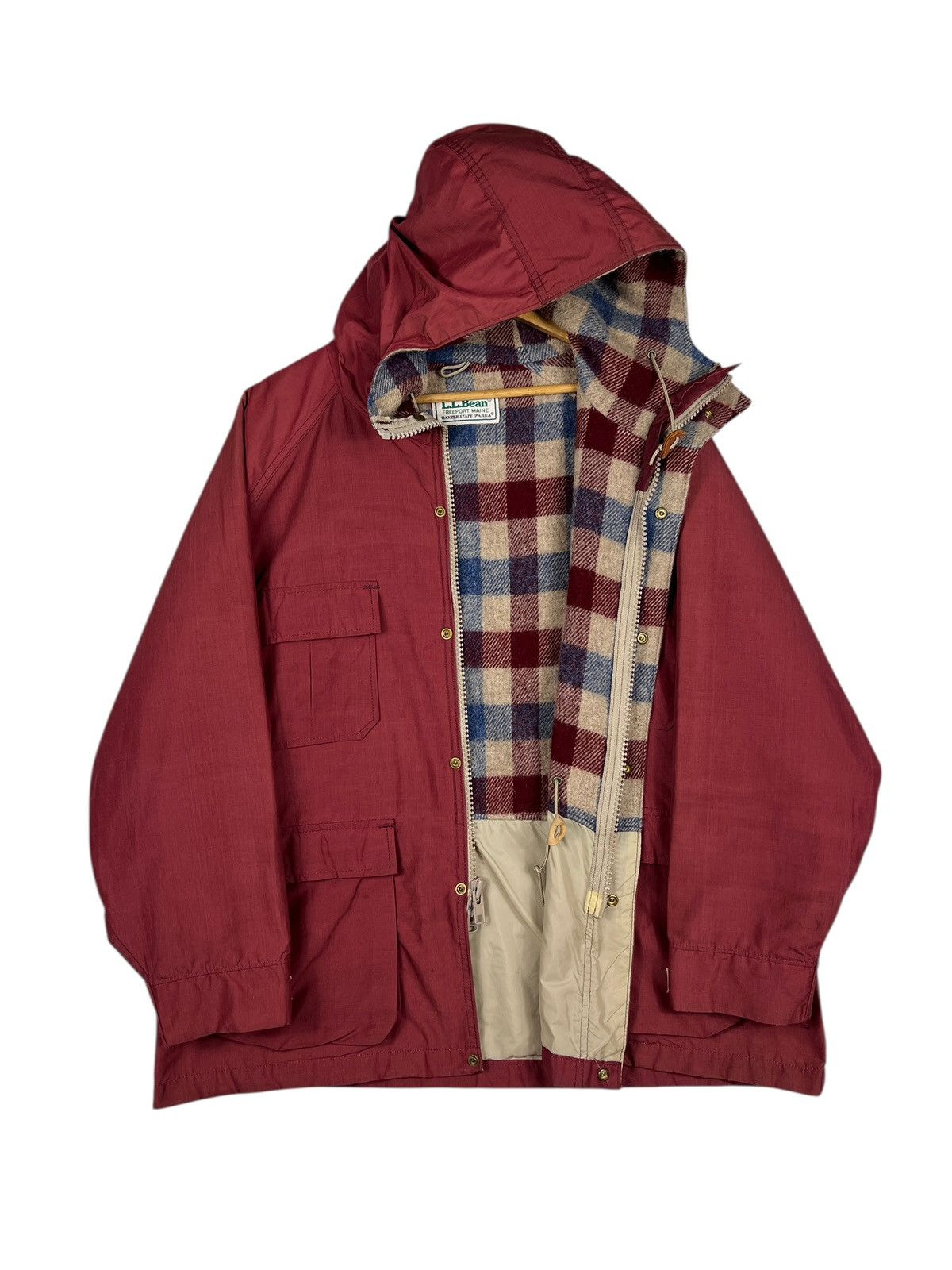 L.L. Bean 🔥 Vintage LL Bean Baxter State Mountain Parka Plaid Lining Size US M / EU 48-50 / 2 - 9 Thumbnail