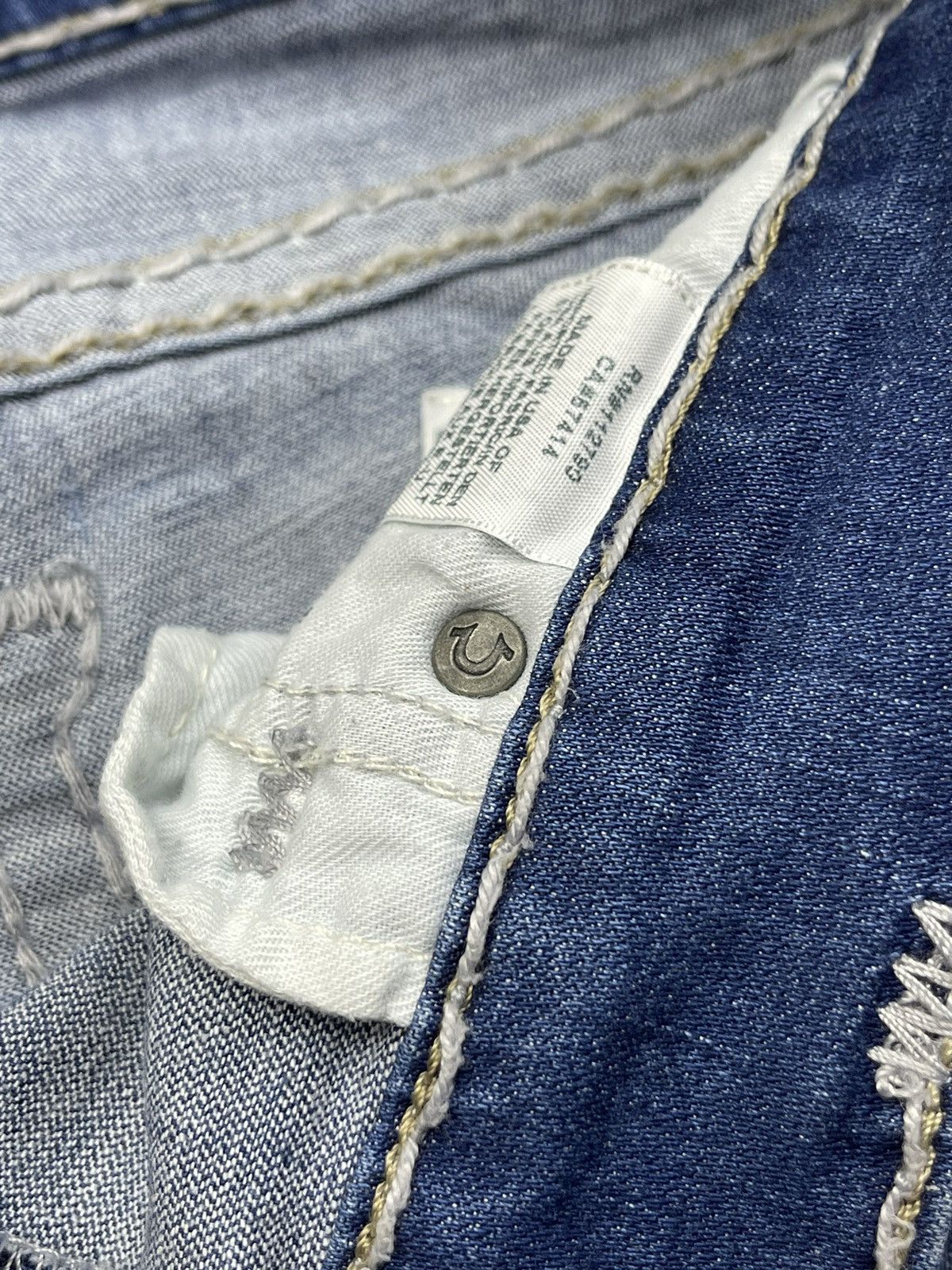 True Religion Vintage True Religion Rocco Supert Denim Jeans USA Evisu Y2K Size US 34 / EU 50 - 10 Thumbnail