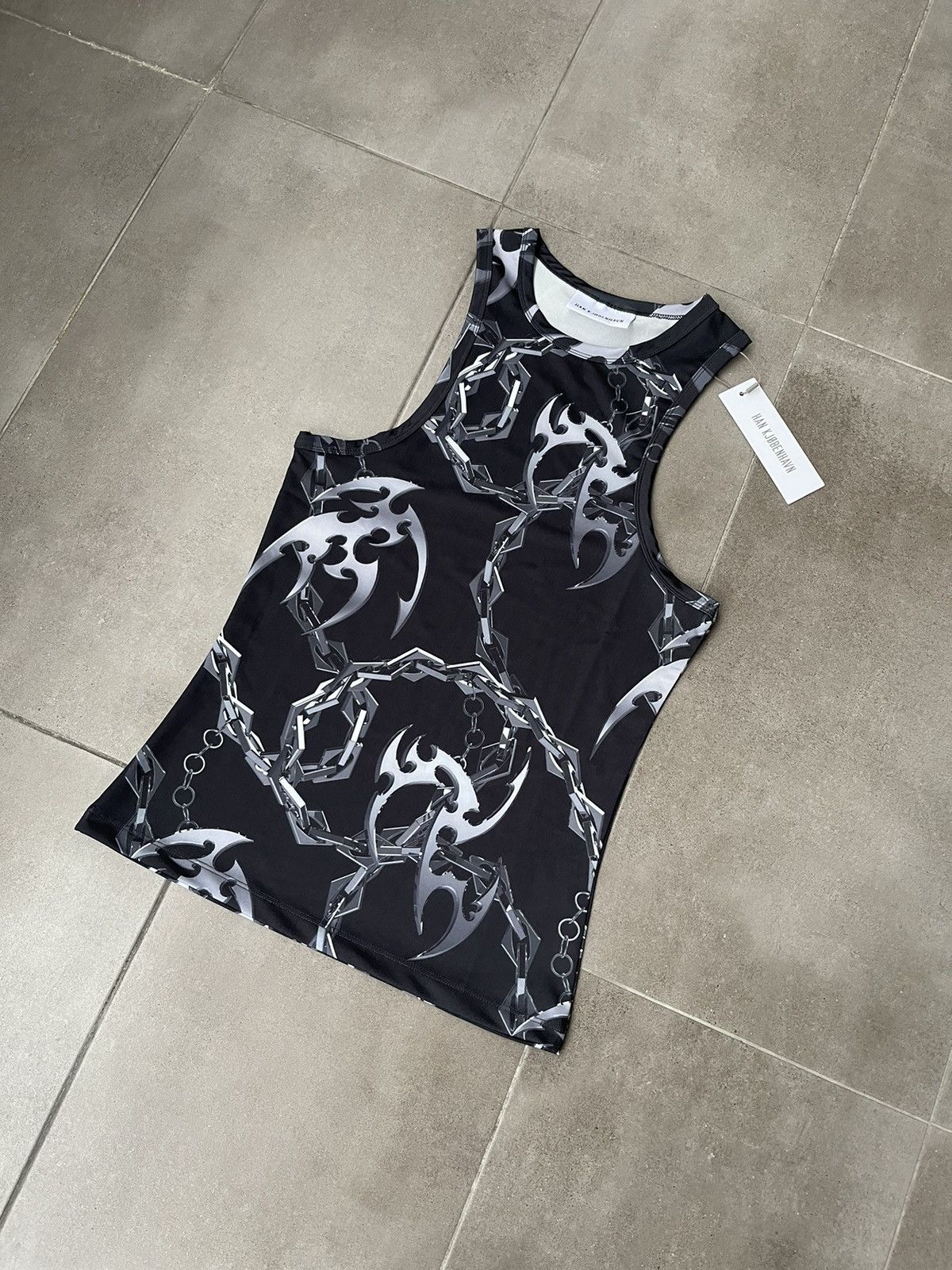 Han Kjobenhavn !DS! SS23 Han Kjobenhavn Chain Tribal Stretch Racer Top Size US M / EU 48-50 / 2 - 9 Thumbnail