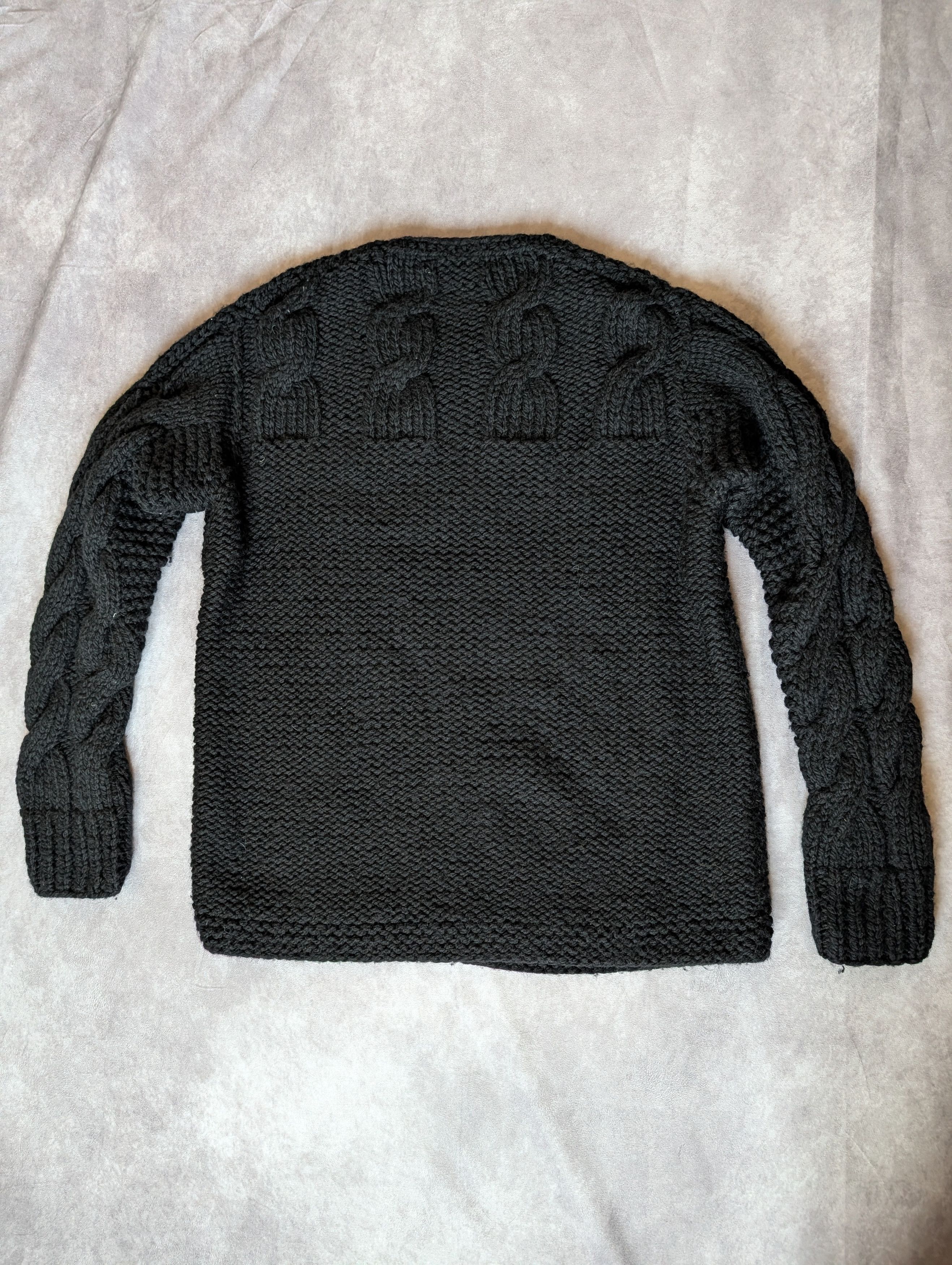 Wings + Horns Handknit Peruvian Wool Crewneck Size US M / EU 48-50 / 2 - 2 Thumbnail