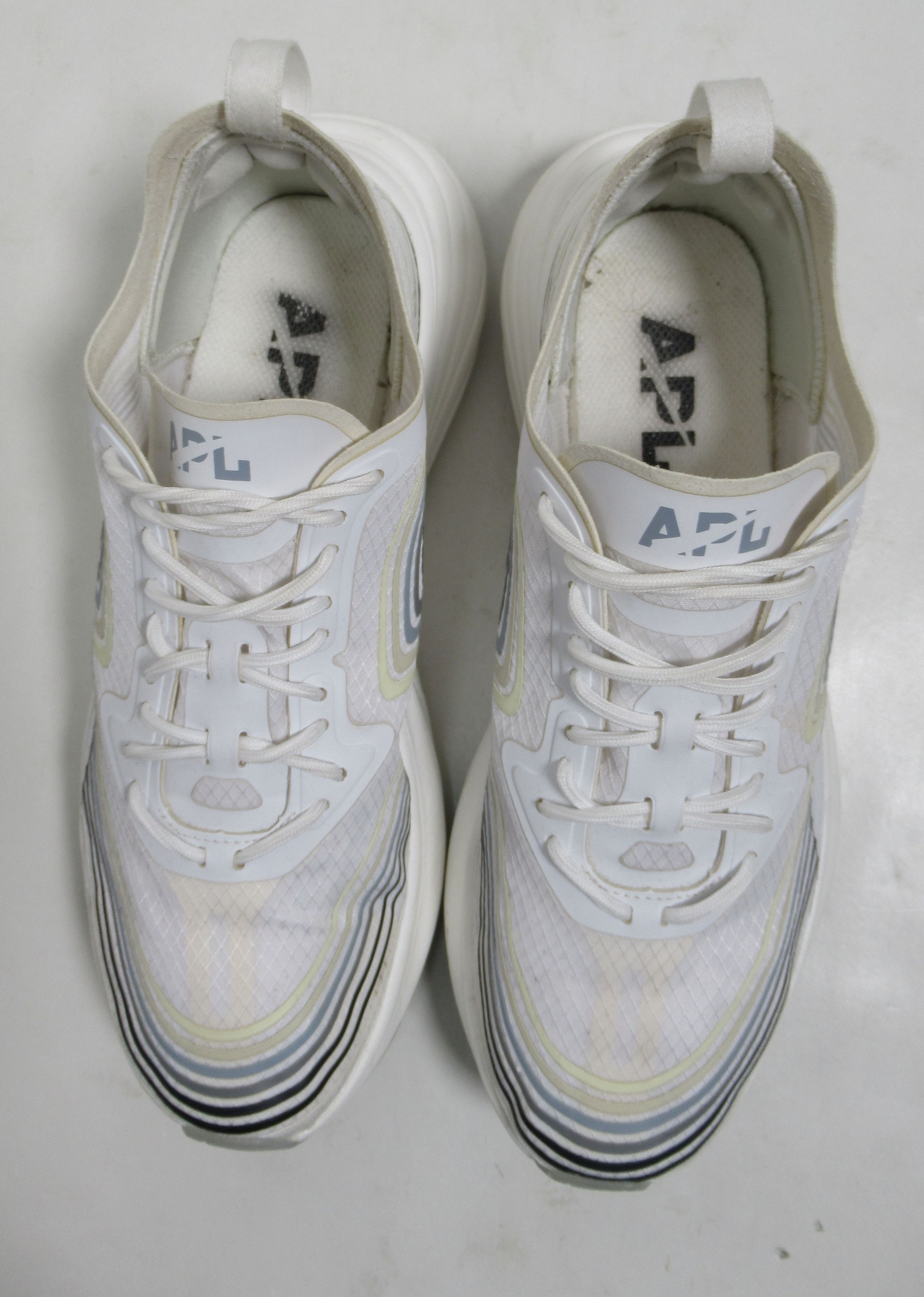 Athletic Propulsion Labs APL Women's Streamline Shoes White / Frozen Grey / Parchmen Size US 8 / IT 38 - 3 Thumbnail