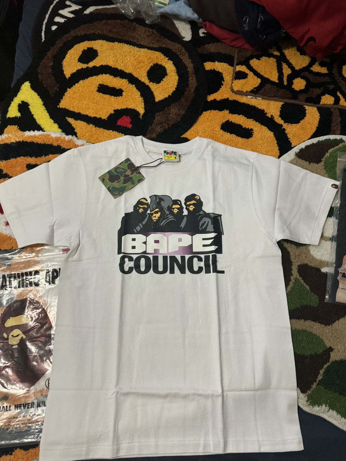 Bape Bape Generals Council Tee White Medium Size US M / EU 48-50 / 2 - 2 Thumbnail