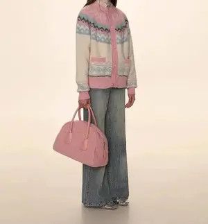 Japanese Brand × Vintage Retro cream Fair Isle crew neck knitted cardigan sweater Size M / US 6-8 / IT 42-44 - 1 Thumbnail