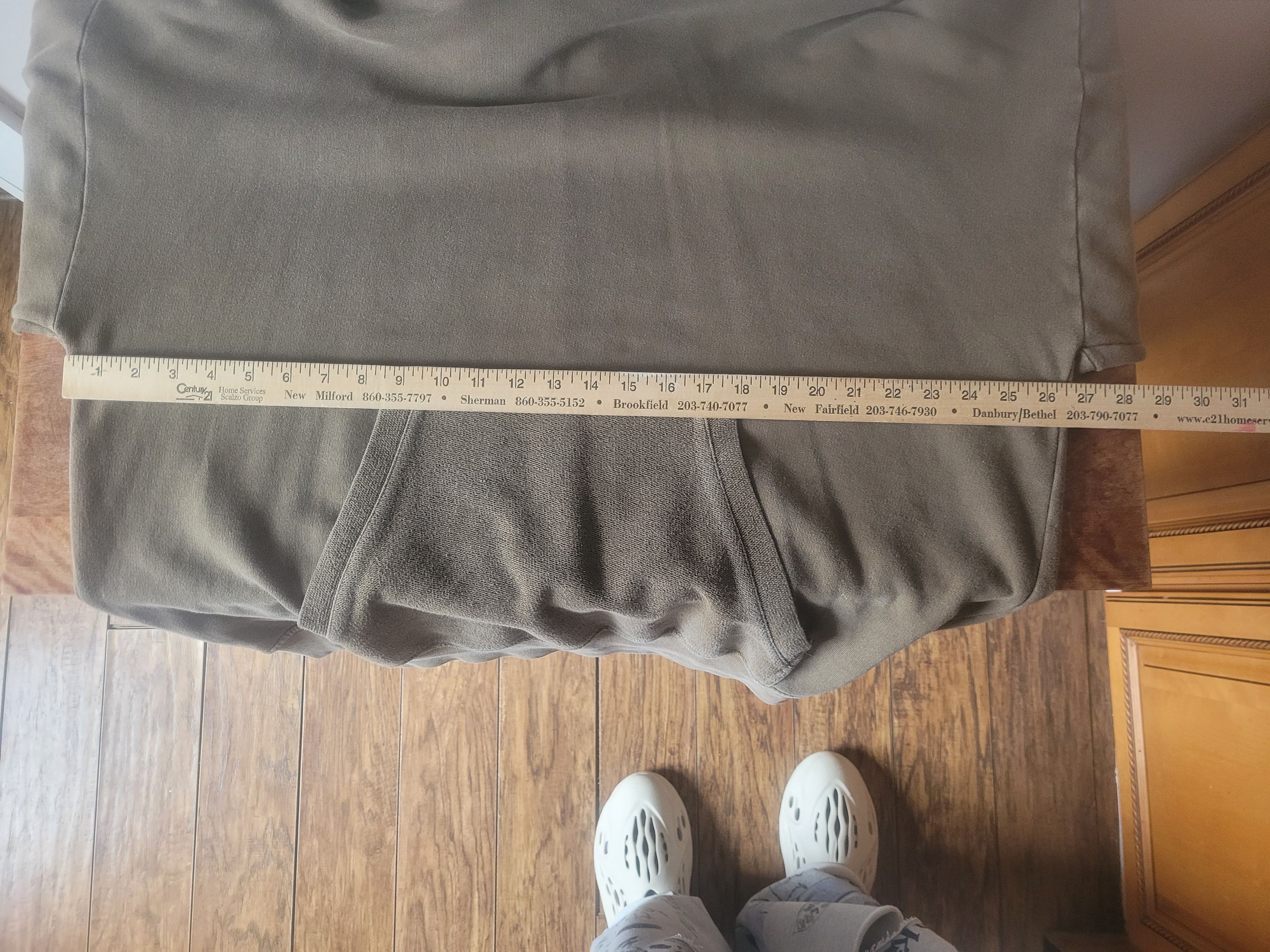 Represent Clo. Faded Olive Heavyweight Hoodie Size US XL / EU 56 / 4 - 4 Thumbnail