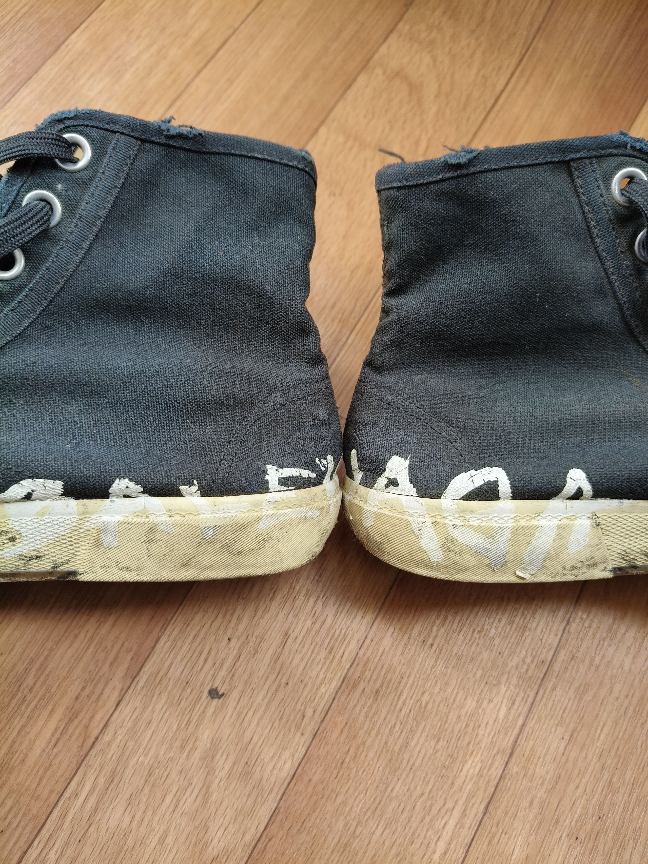 Balenciaga Balenciaga Paris hightop Graffiti " Balenciaga" sneakers Size US 7.5 / EU 40-41 - 8 Thumbnail