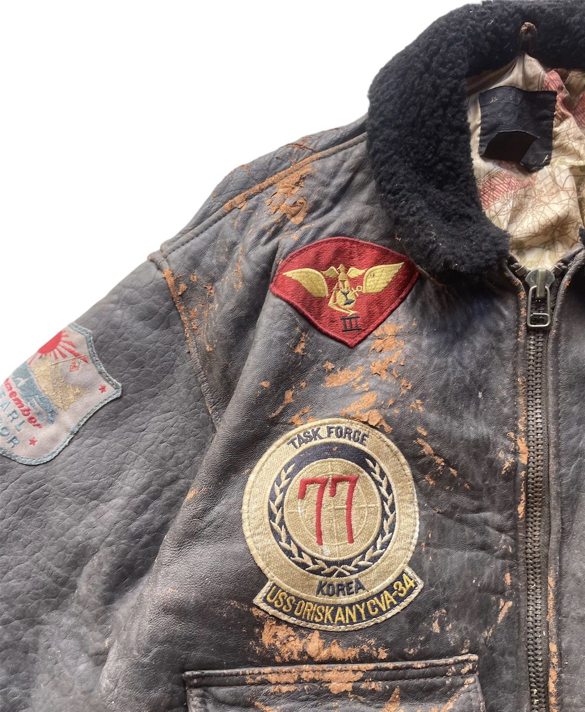Avirex Avirex G-1 Flight Jacket ‘88 Vintage Leather US Navy Patches Size US M / EU 48-50 / 2 - 10 Thumbnail