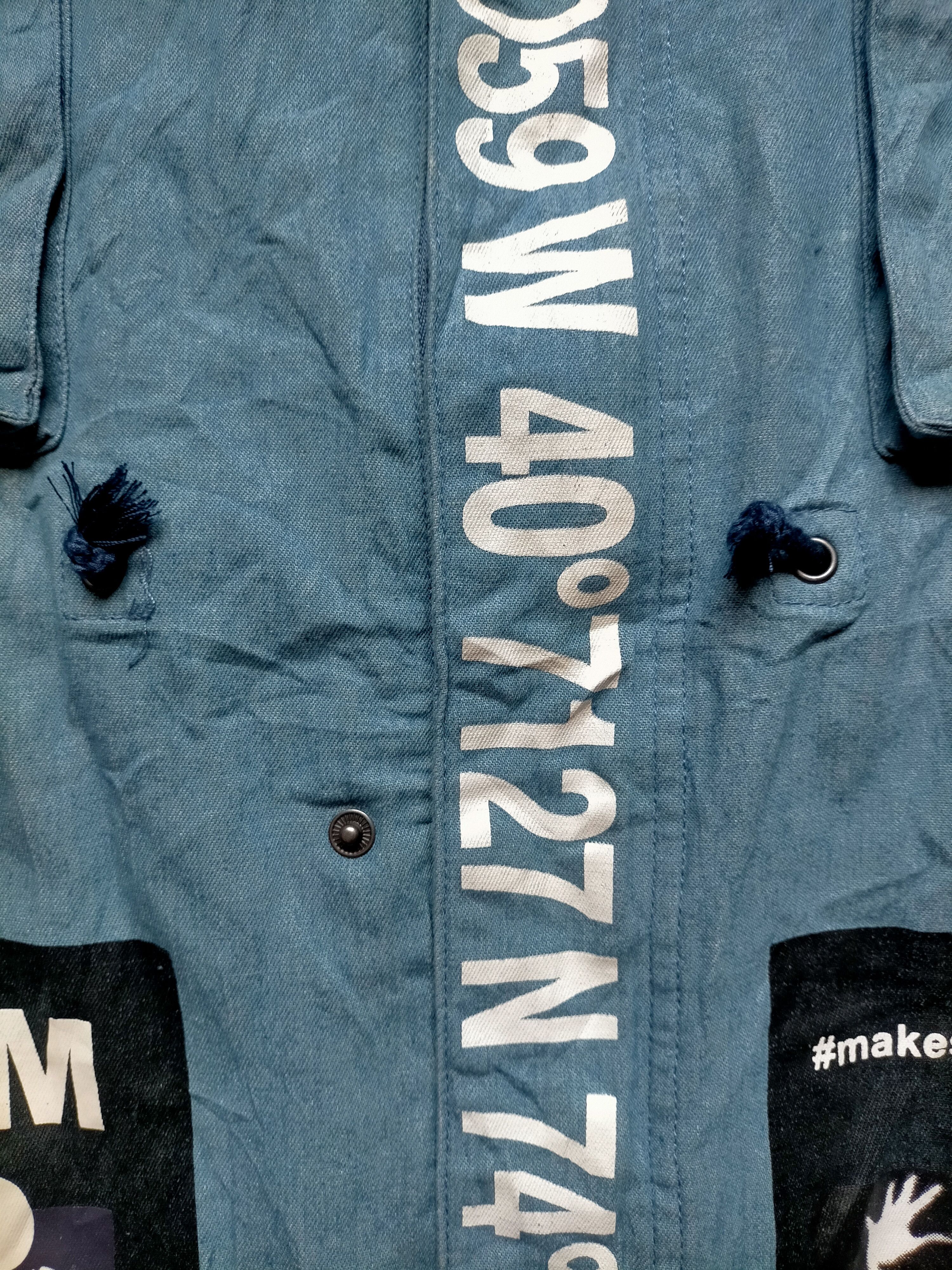If Six Was Nine 🔥Rare🔥Vtg 90s Jungle storm Rap Patches Parkas Hoodie Size US XXL / EU 58 / 5 - 12 Thumbnail