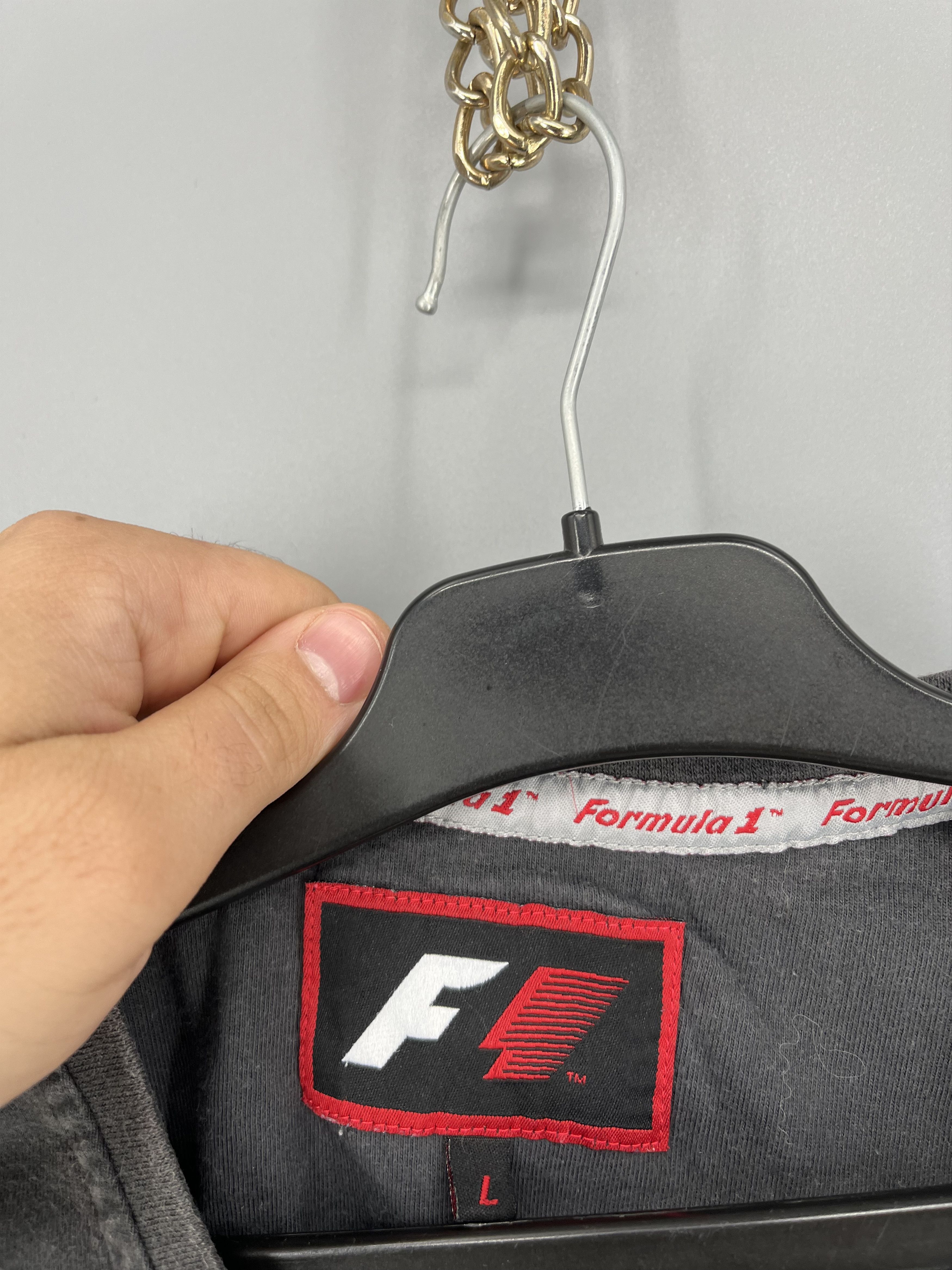 Vintage Formula 1 Mens T-Shirt 2009 Jenson Button Year XL Black BNWT Size US L / EU 52-54 / 3 - 8 Thumbnail