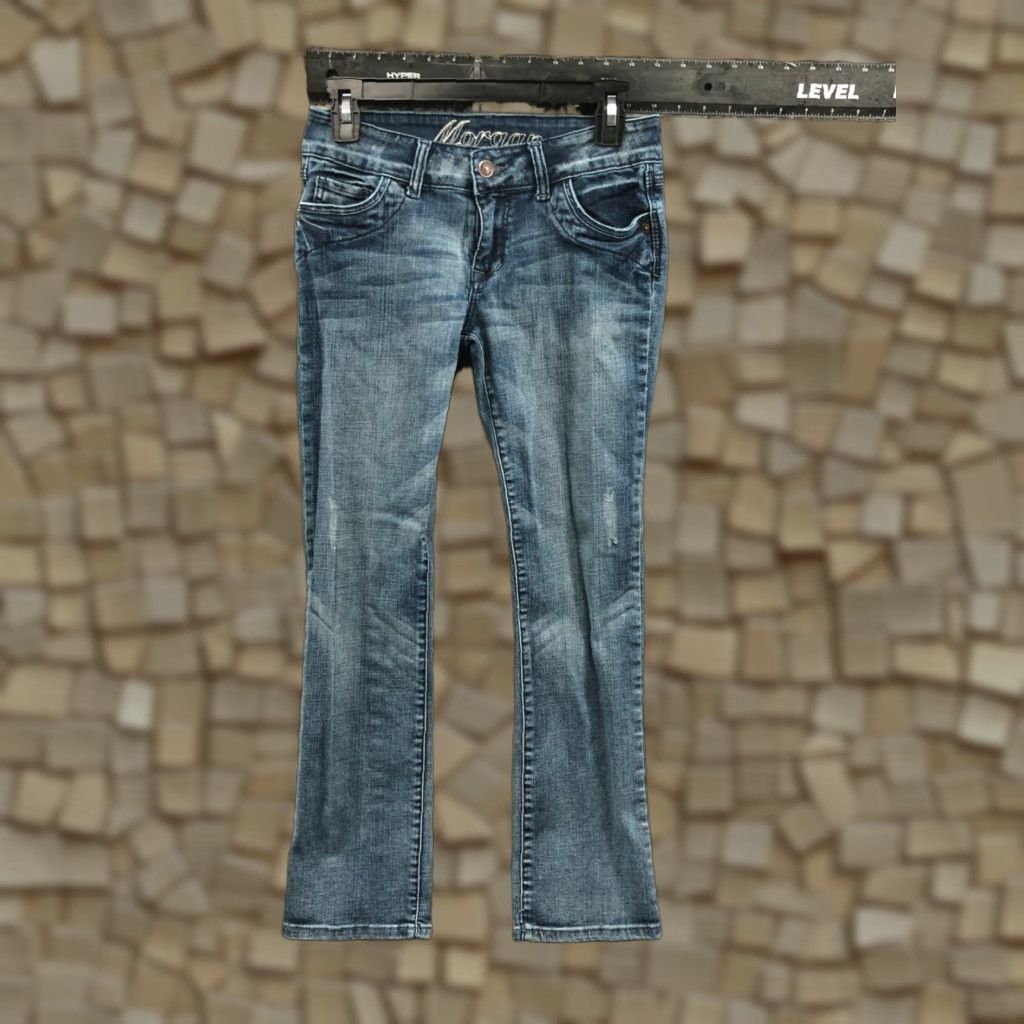 Vintage dELiA*s Morgan Skinny Jeans Size 4P Petite Womens Medium Wash Blue Jeans Size 27" / US 4 / IT 40 - 1 Thumbnail