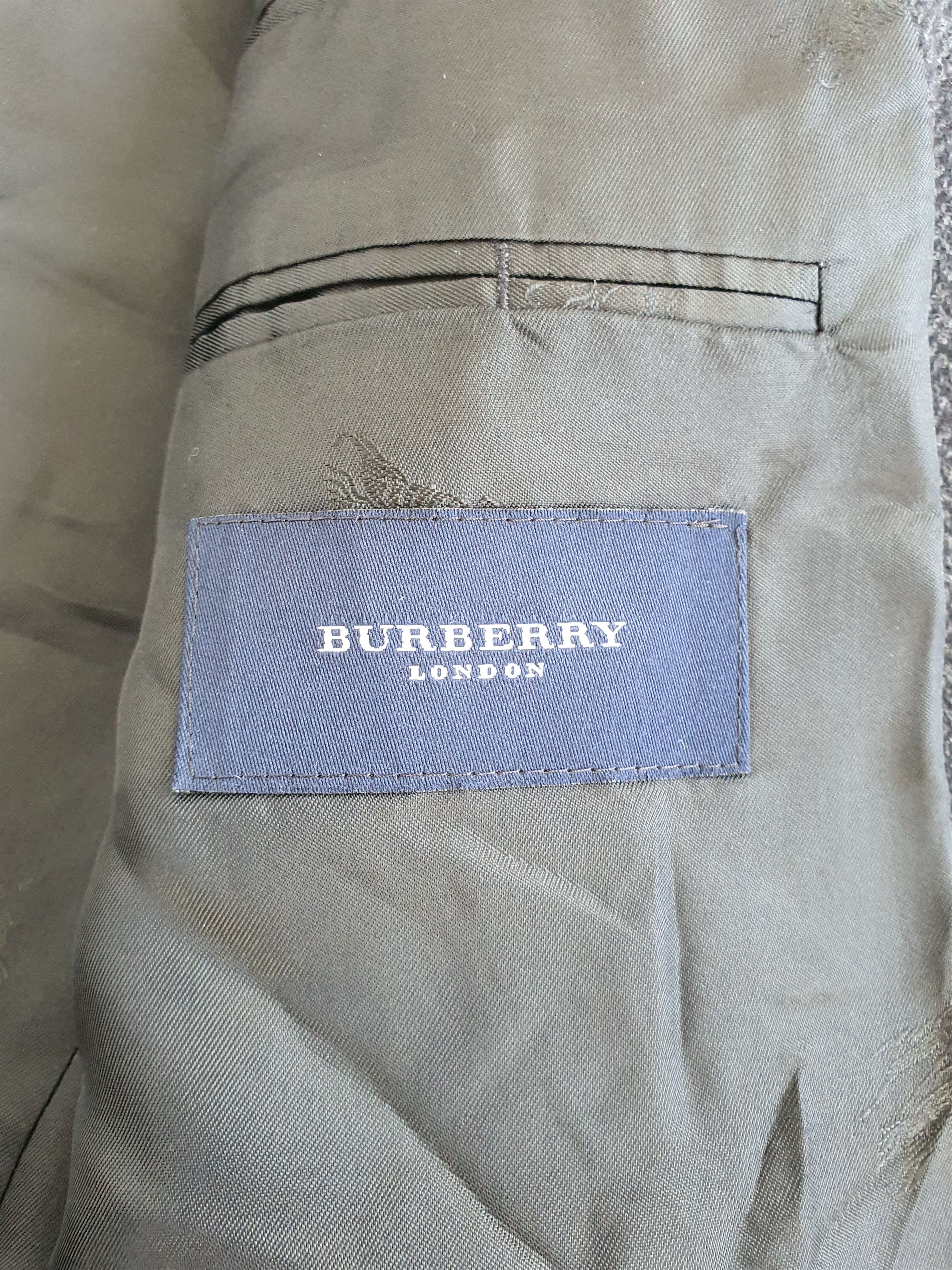 Burberry BURBERRY LONDON - Vintage Sports Coat Jacket - Herringbone Size 44R - 5 Thumbnail