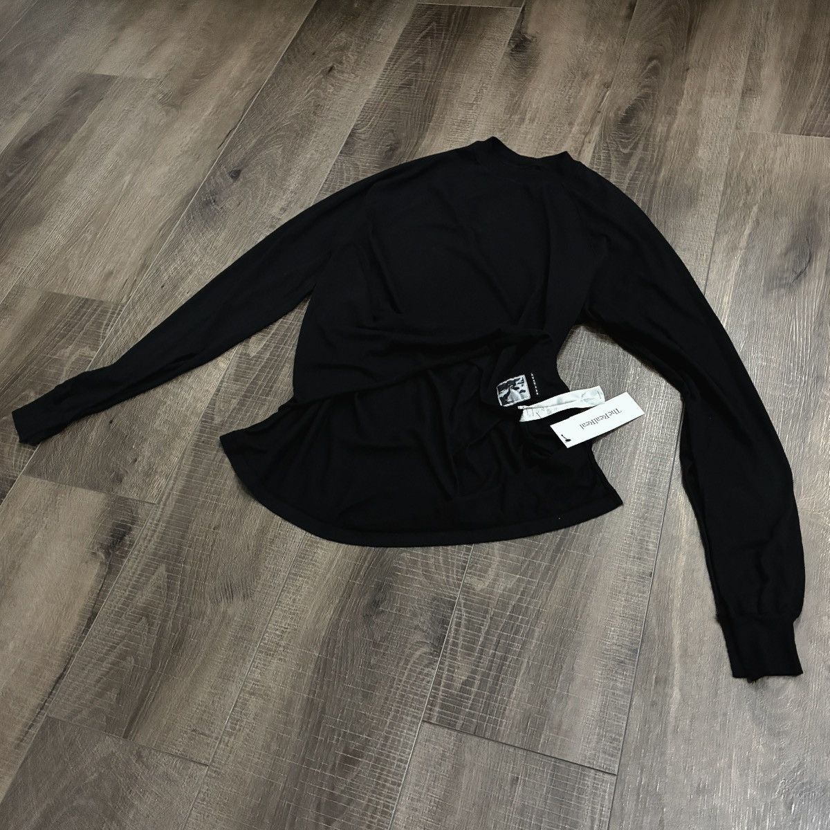 Rick Owens Drkshdw Rick Owens DRKSHDW Vega Combo Long Sleeve Tee/Sweatshirt - L Size US L / EU 52-54 / 3 - 9 Thumbnail