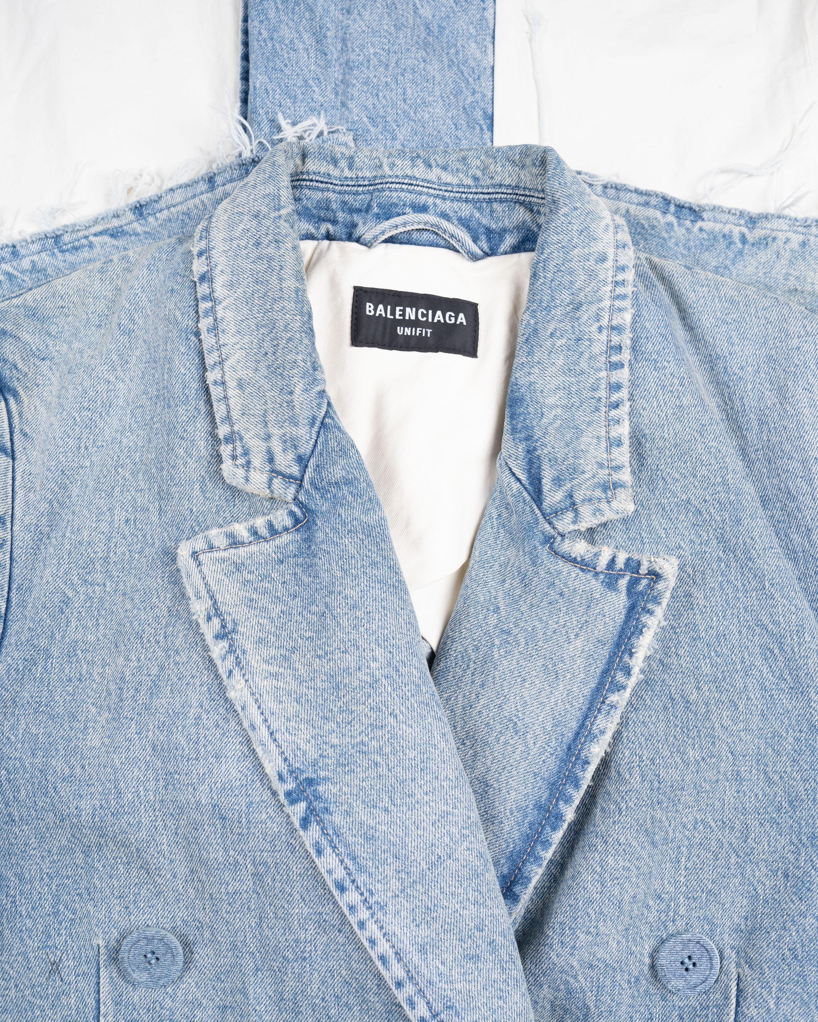 Balenciaga Balenciaga Denim Boxy Long Coat Size US S / EU 44-46 / 1 - 2 Thumbnail