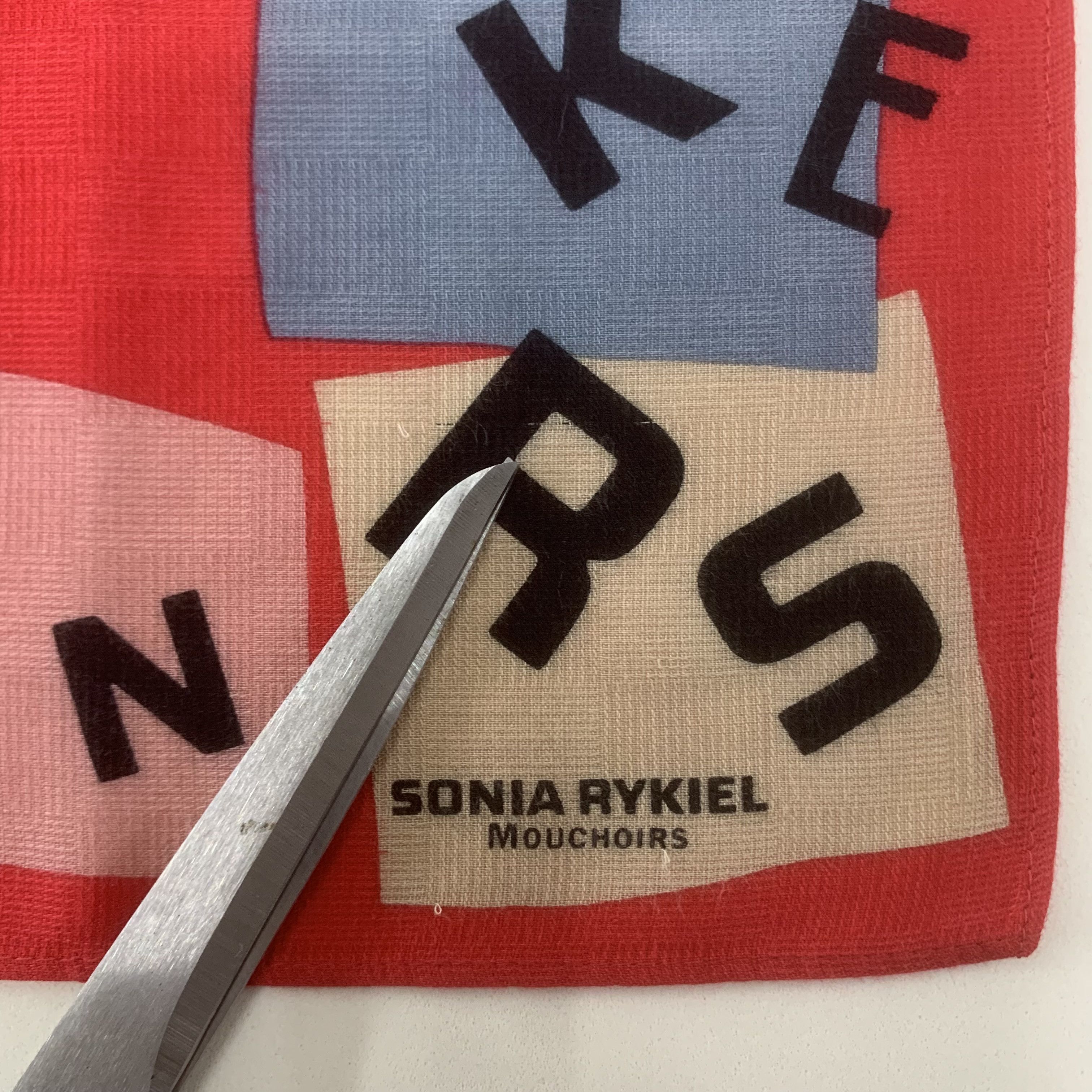 Sonia Rykiel Sonia Rykiel Handkerchief Bandana Neckerchief Pocket Square Size ONE SIZE - 5 Thumbnail