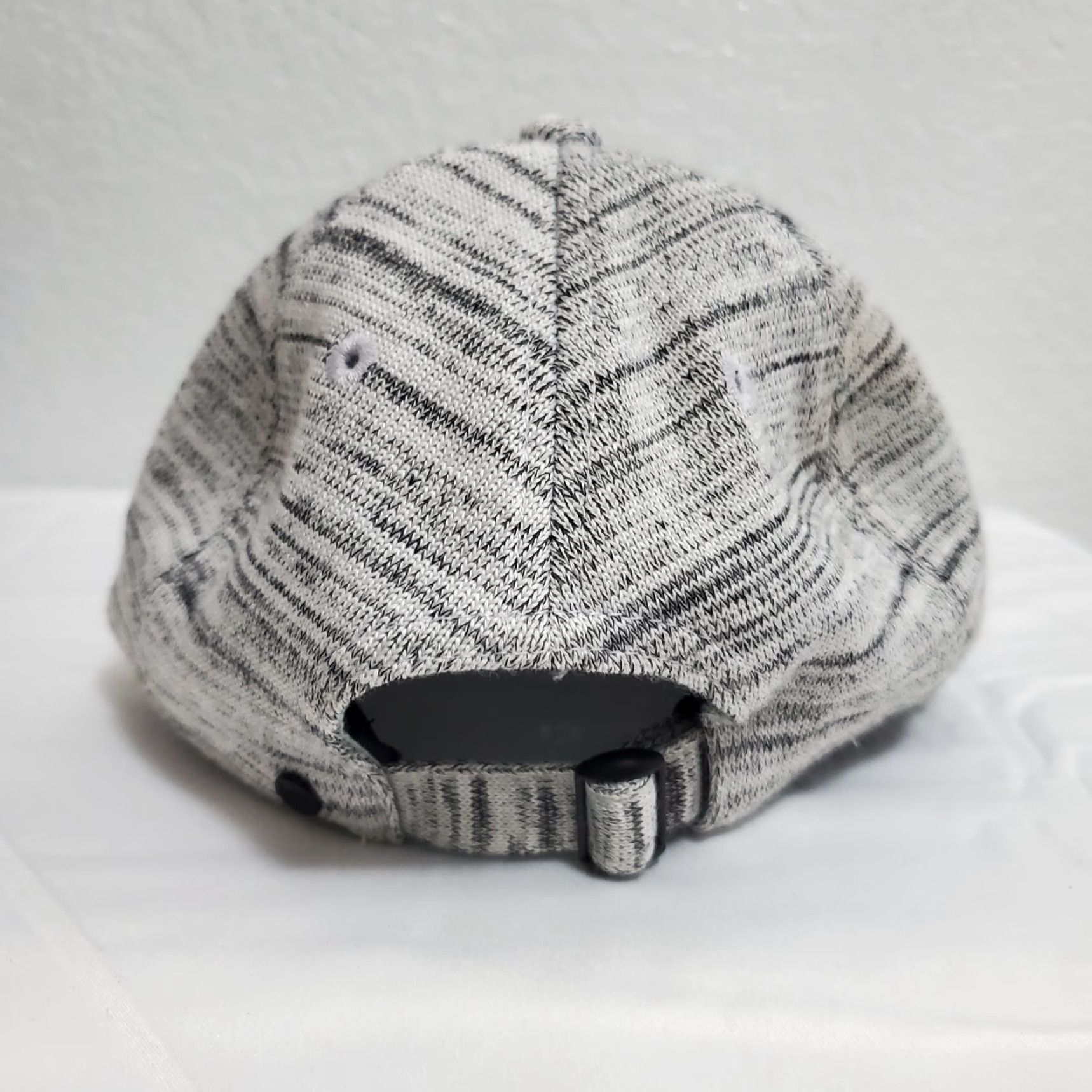 Vintage Love Your Melon Knit Hero Cap Light Gray Baseball Hat Strap Back Patch Logo Size ONE SIZE - 4 Thumbnail