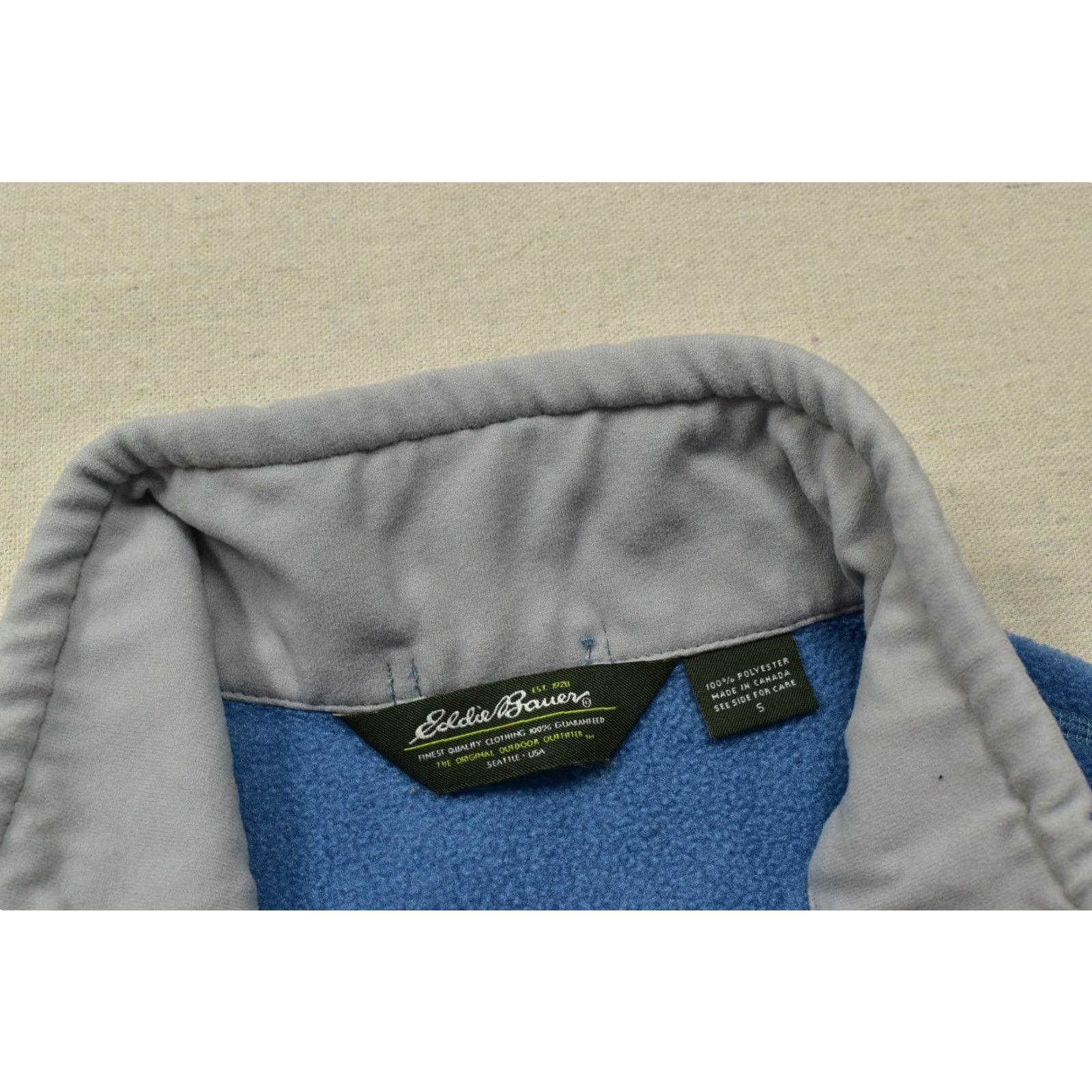 Eddie Bauer Eddie Bauer Women Vest Small Blue Fleece Sleeveless Full Zip Womens Size S / US 4 / IT 40 - 8 Thumbnail