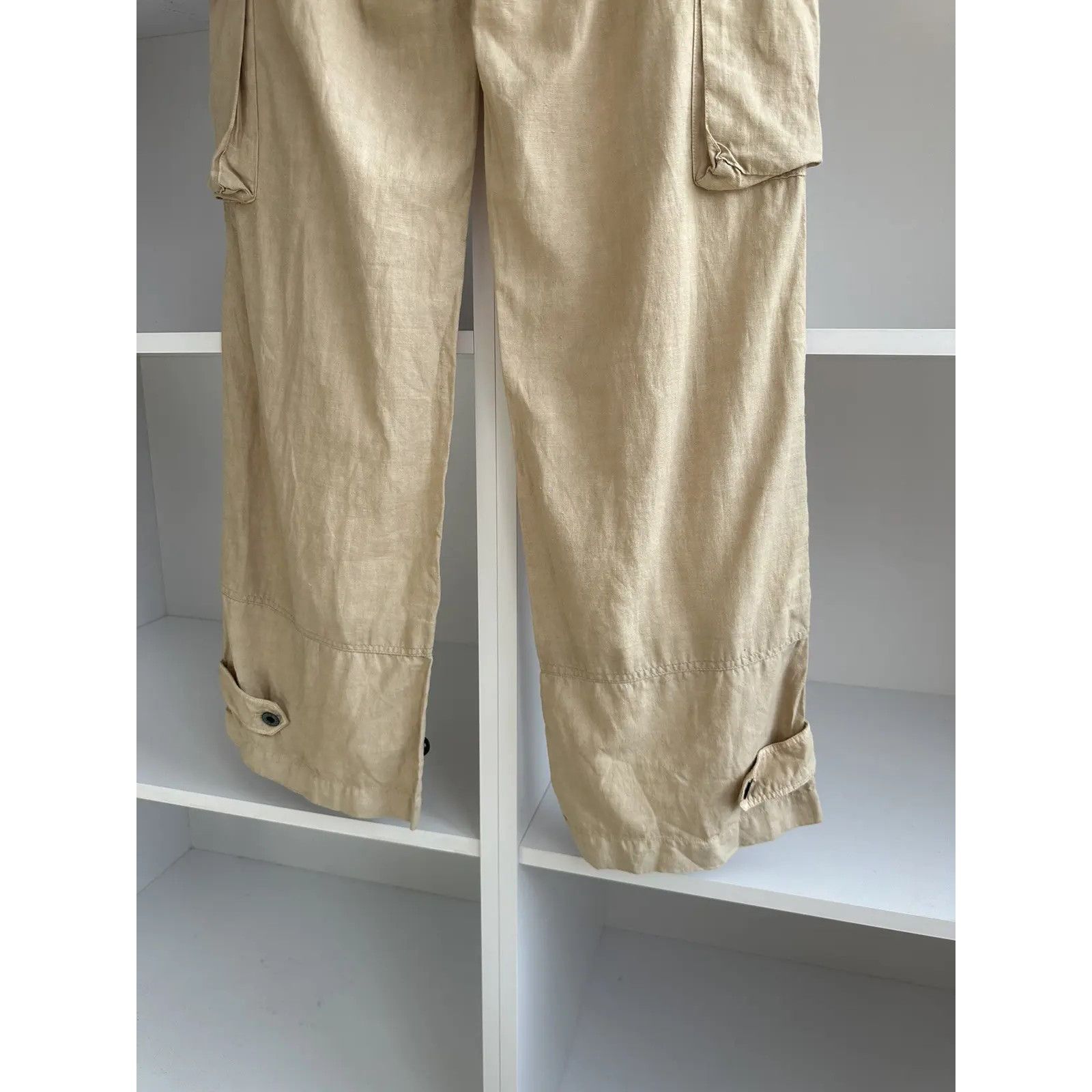 Polo Ralph Lauren VTG Polo Ralph Lauren Woman Linen Cargo Pants Size US 38 / EU 54 - 15 Thumbnail