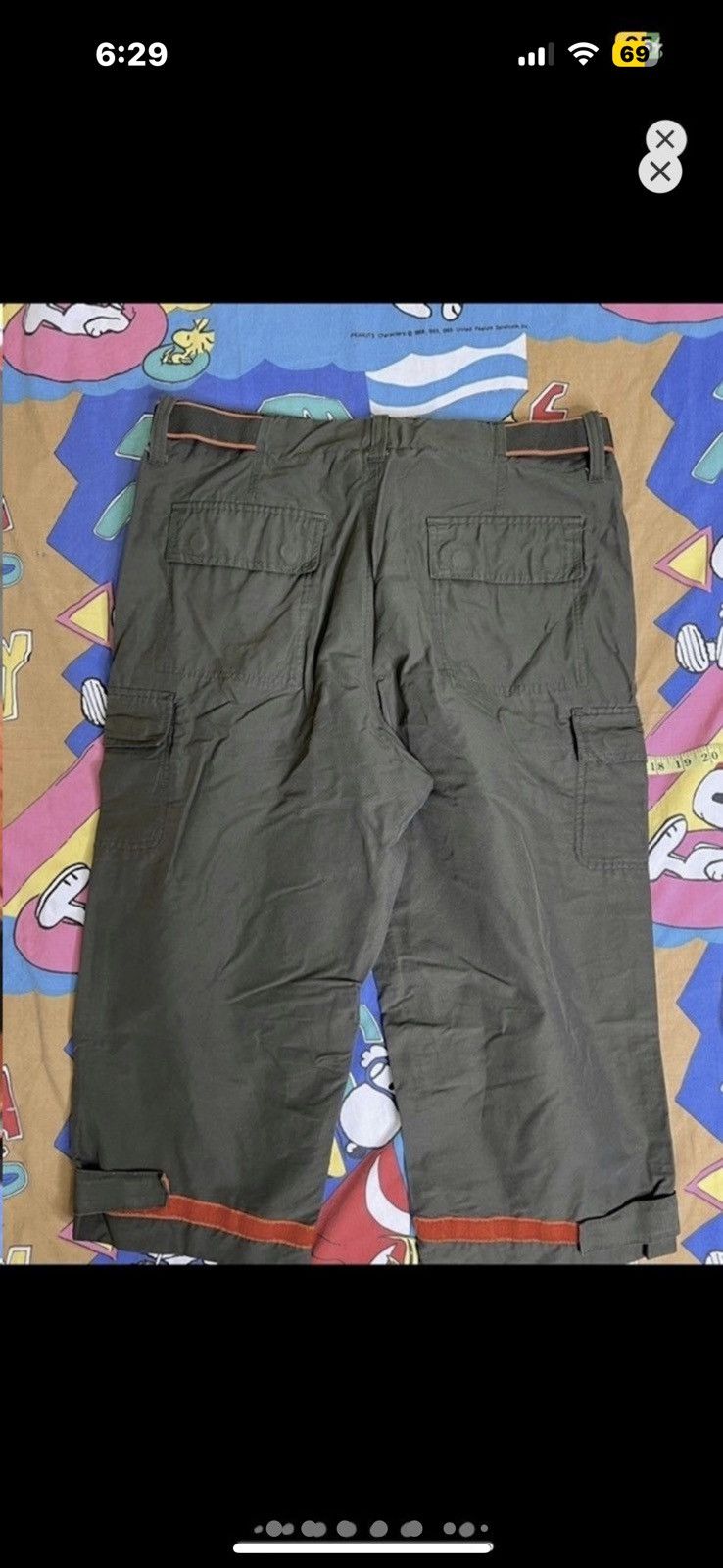 Gap ***FINAL DROP***RARE 00s GAP CROPPED NYLON CARGO L/36 Size US 36 / EU 52 - 15 Thumbnail