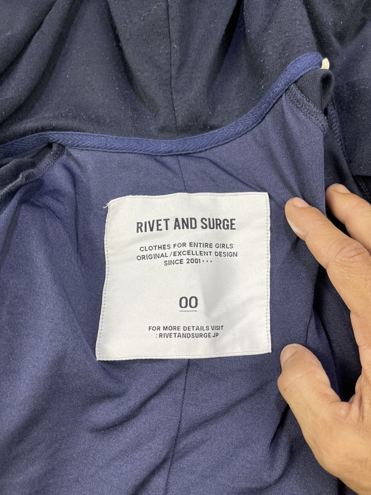 Japanese Brand Rivet And Surge JP Dino Dragon Button Down Hooded Sweatshirt Size ONE SIZE - 14 Thumbnail