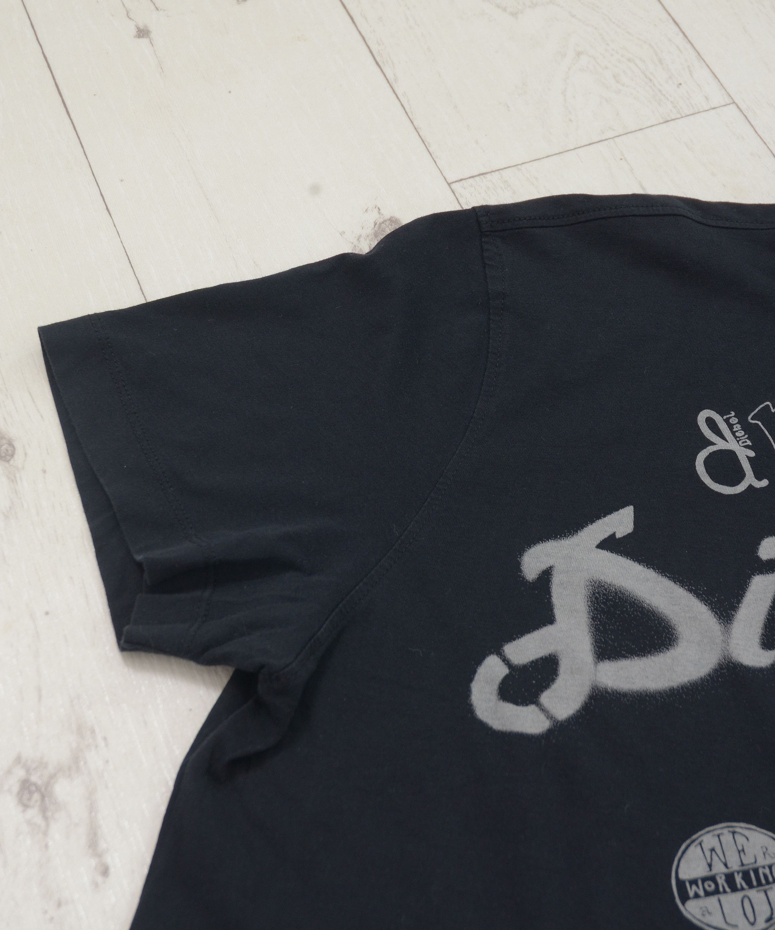 Designer × Diesel × Vintage Vintage Diesel All Over Print Y2K Polo Tee Rare Big Logo Size US L / EU 52-54 / 3 - 5 Thumbnail