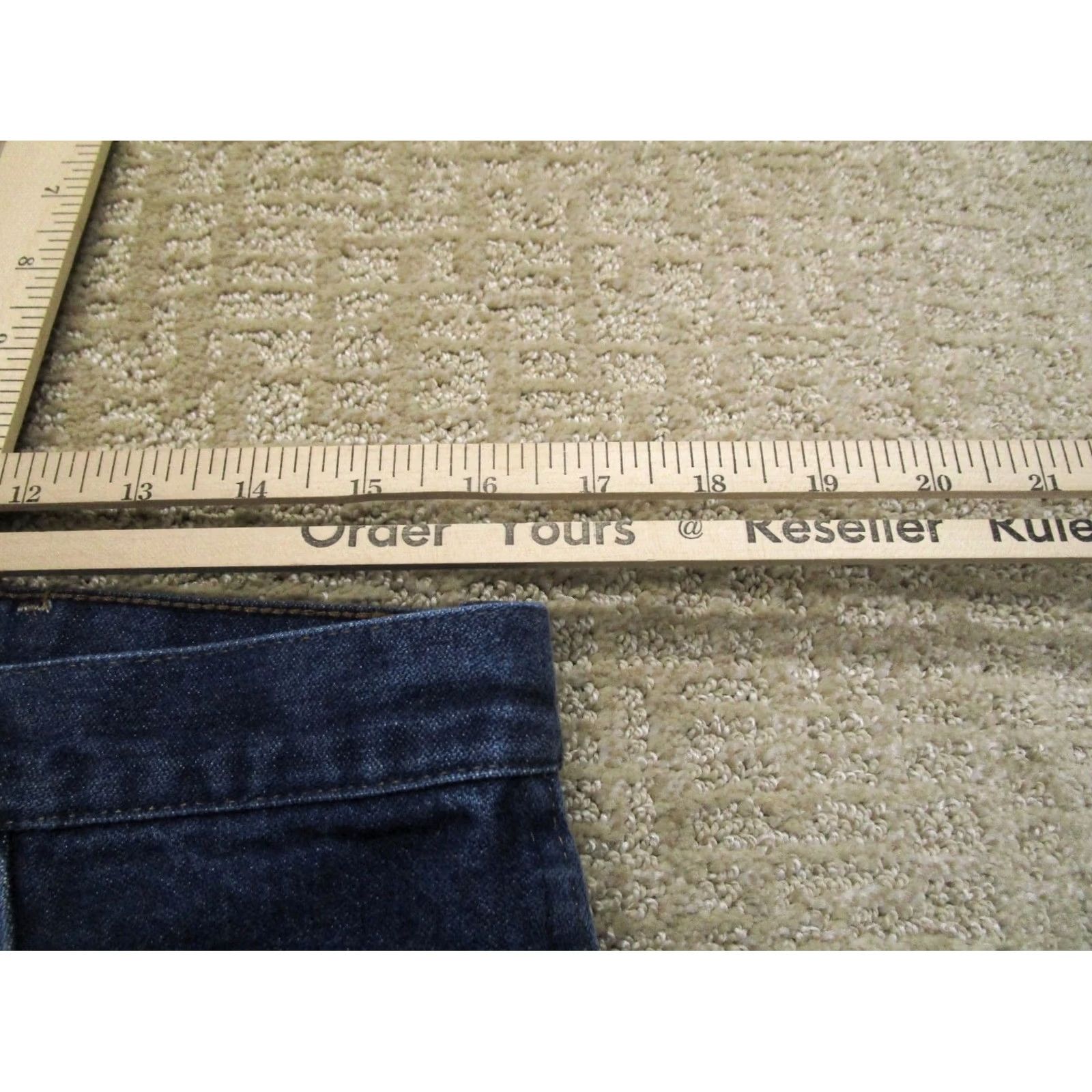 Wrangler Wrangler Jeans Men 35x30 Blue Cowboy Cut Original Fit Western Pants Dark Wash Jeans Size US 35 - 5 Thumbnail