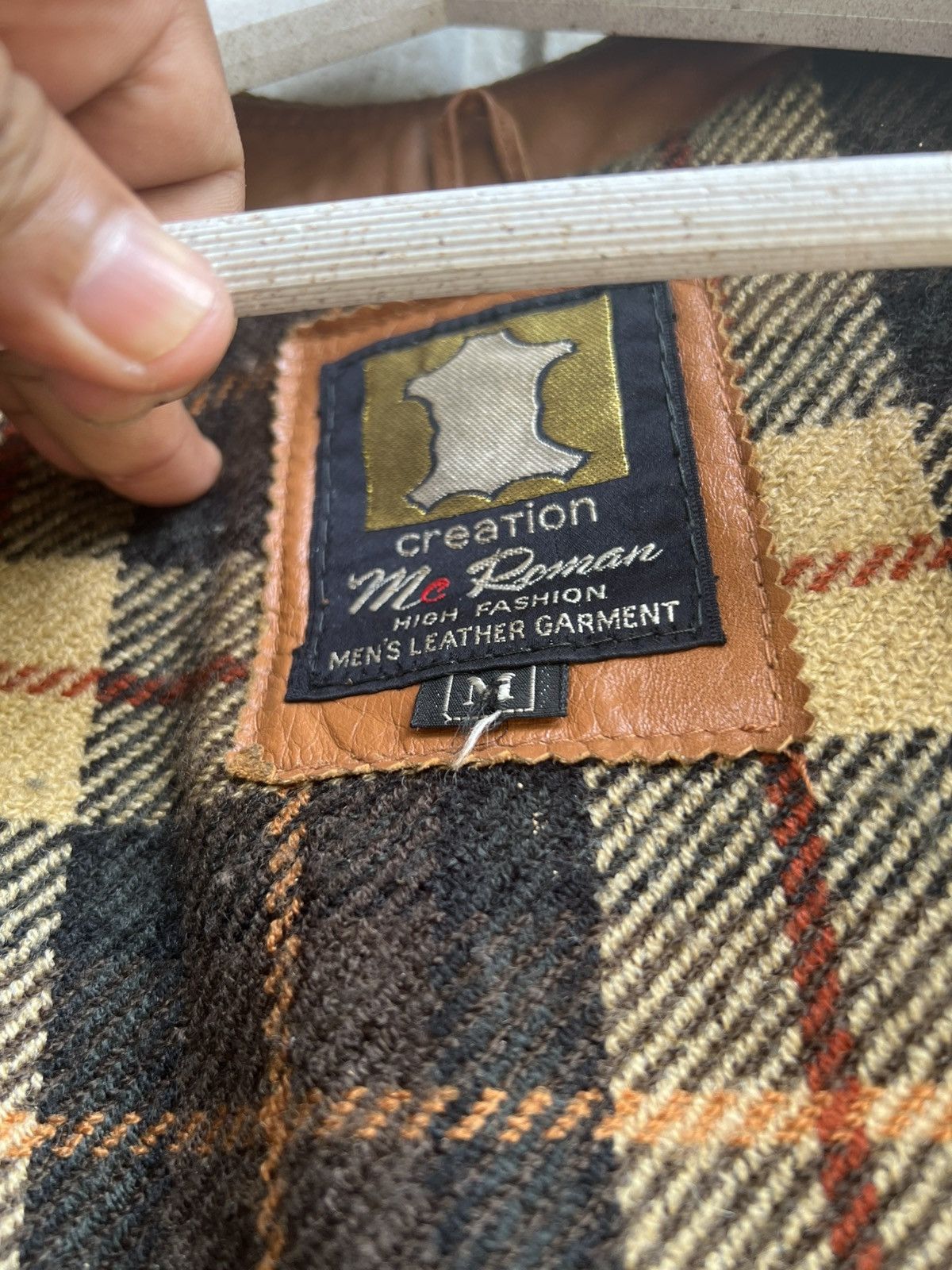 Mc roman leather jacket