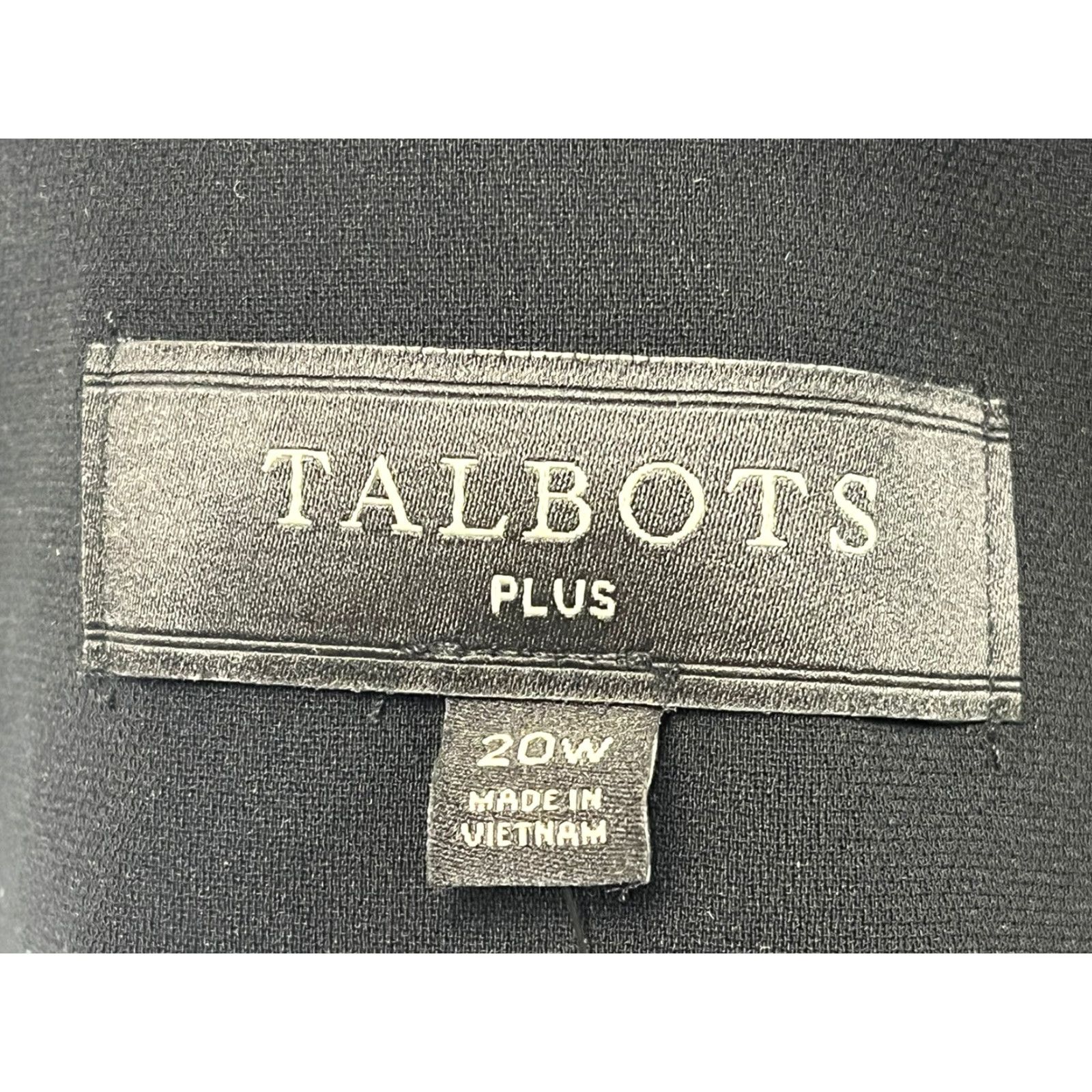 Talbots Talbots Blazer Jacket Black 22W Plus Long Sleeve Single Button Career NEW! 89 Womens Blazer Size 3XL / US 20-22 - 6 Thumbnail