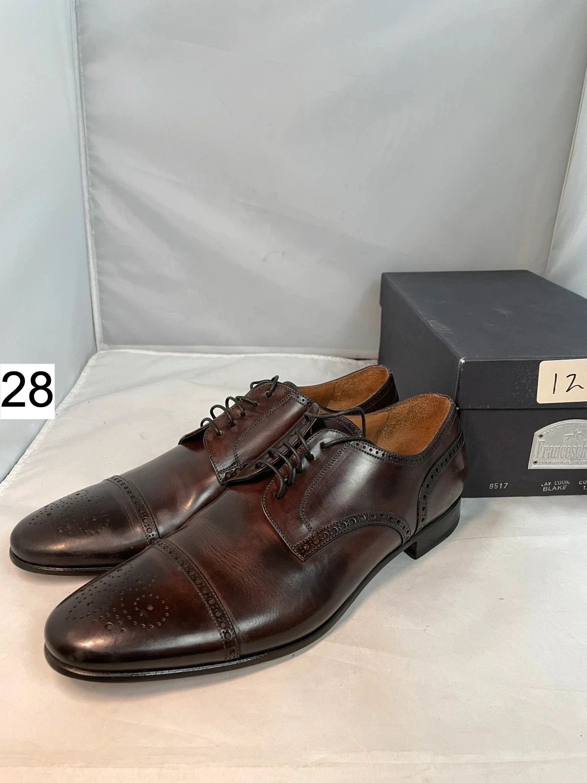 Franceschetti Franceschetti Formal Dark Brown Shoes Size US 12 / EU 45 - 1 Thumbnail
