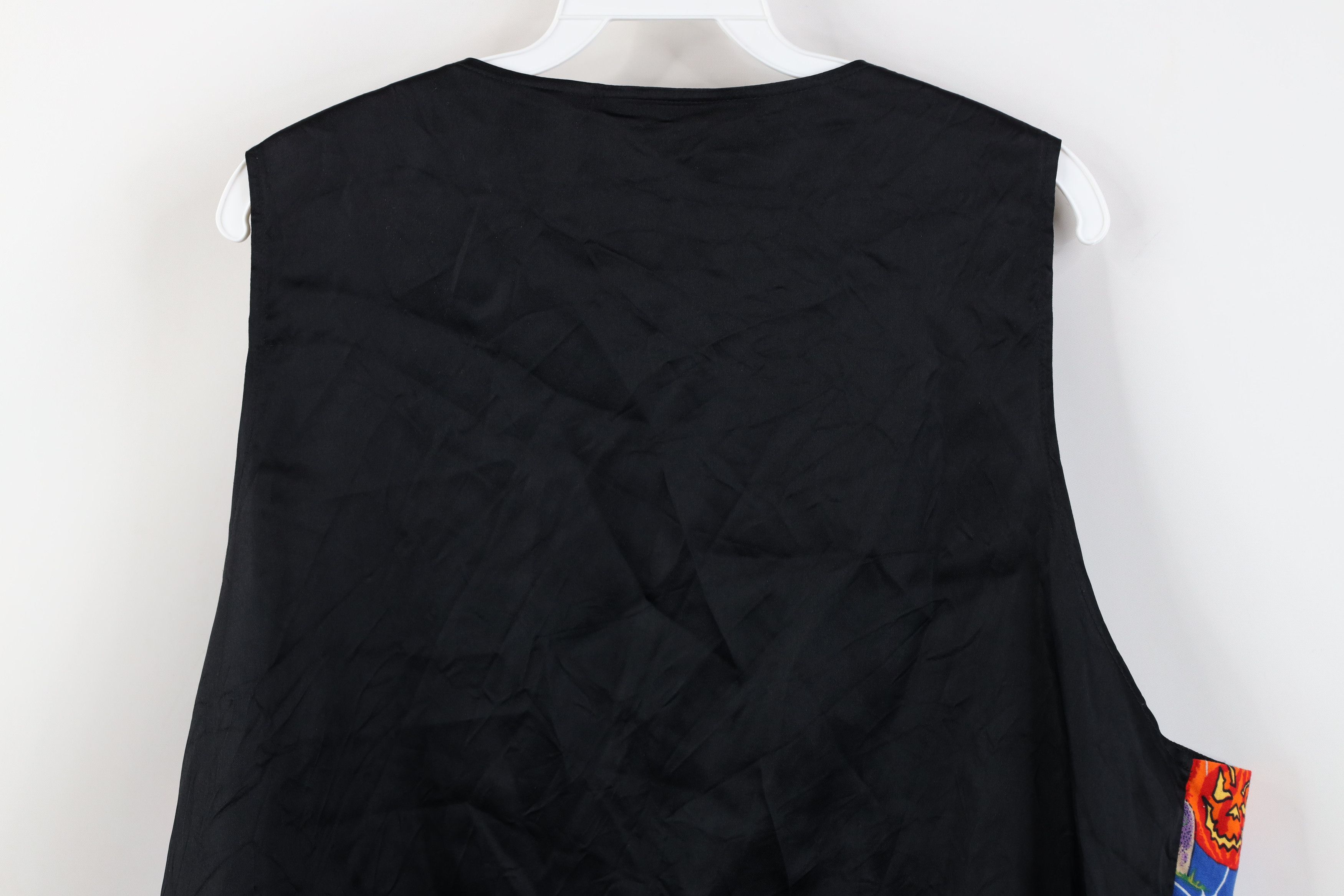 Vintage Vintage 90s Streetwear Witch Bat Pumpkin Ghost Vest Jacket Size XL / US 12-14 / IT 48-50 - 10 Thumbnail