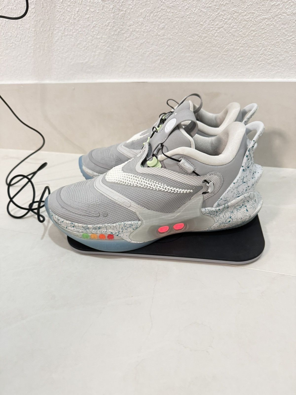 Nike Nike Adapt BB 2.0 Mag Size 7.5 Wolf Grey/White-Light Aqua Size US 7.5 / EU 40-41 - 15 Thumbnail