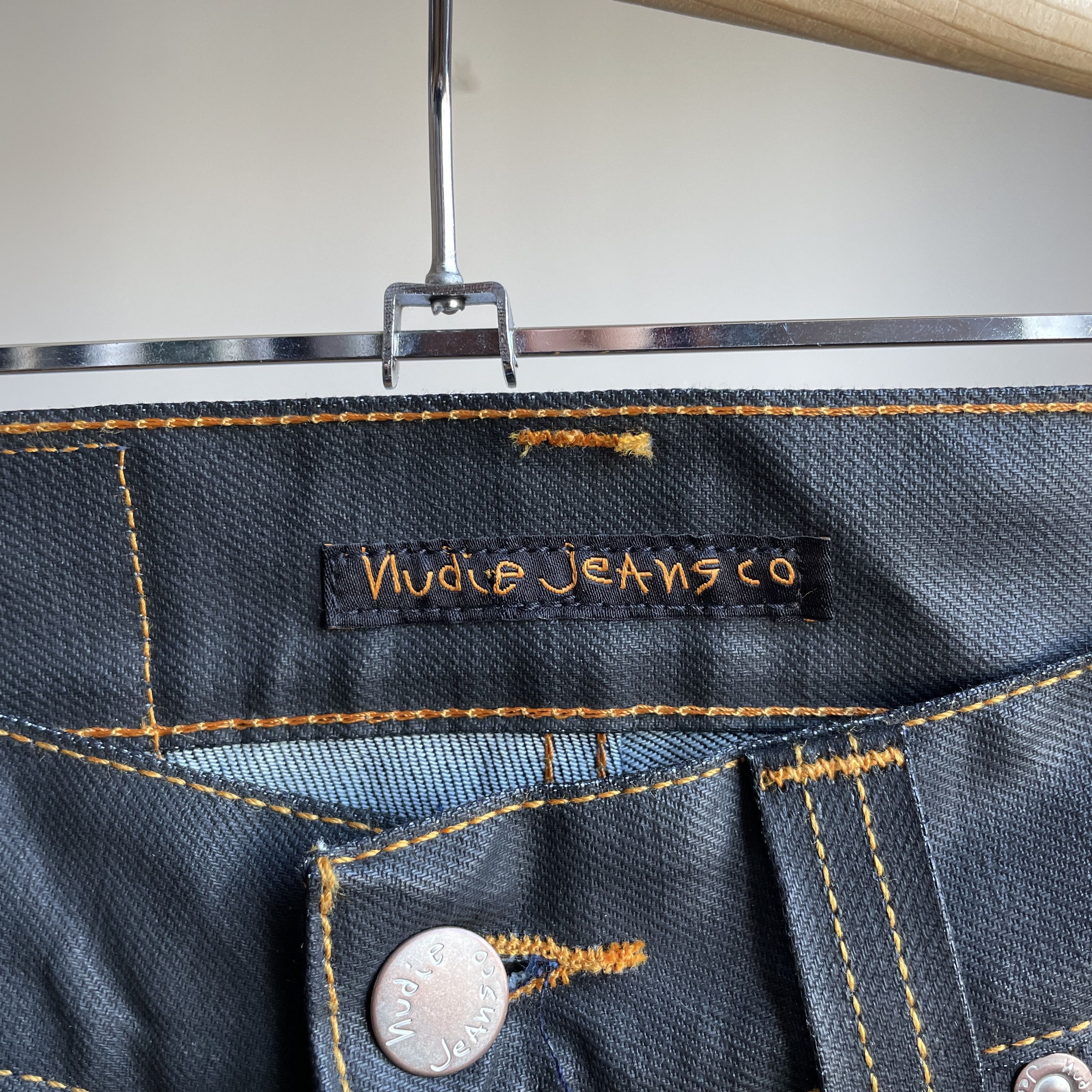 Nudie Jeans Nudie Jeans Grim Tim Used Black Coated Slim Denim Size 28x32 Size US 28 / EU 44 - 8 Thumbnail