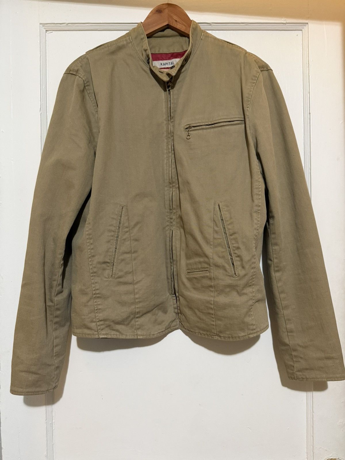 KAPITAL canvas workcloth moto jacket