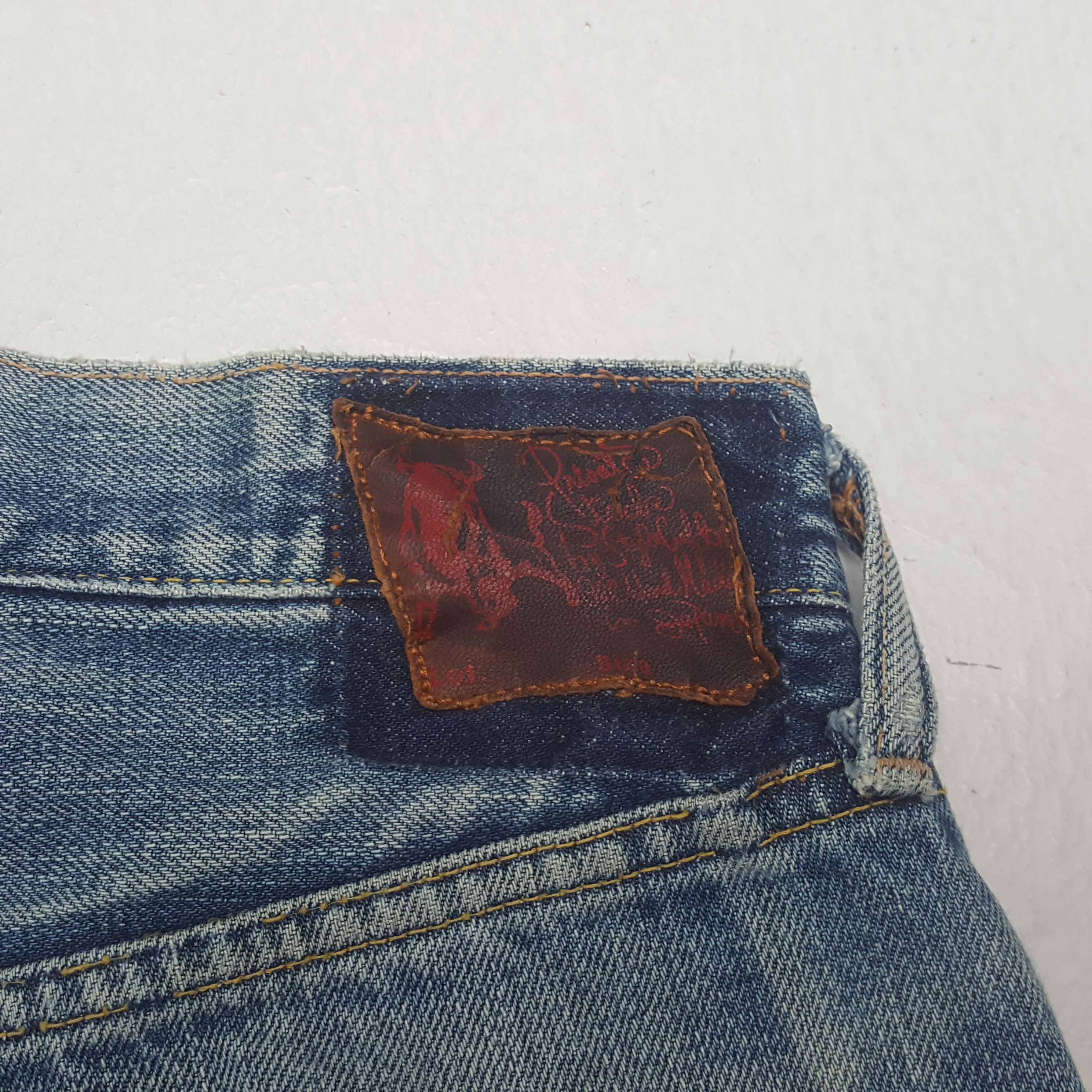Evisu Evis Japanese Brand Streetwear Custom Daicock Jeans C297N6 Size US 27 - 15 Thumbnail