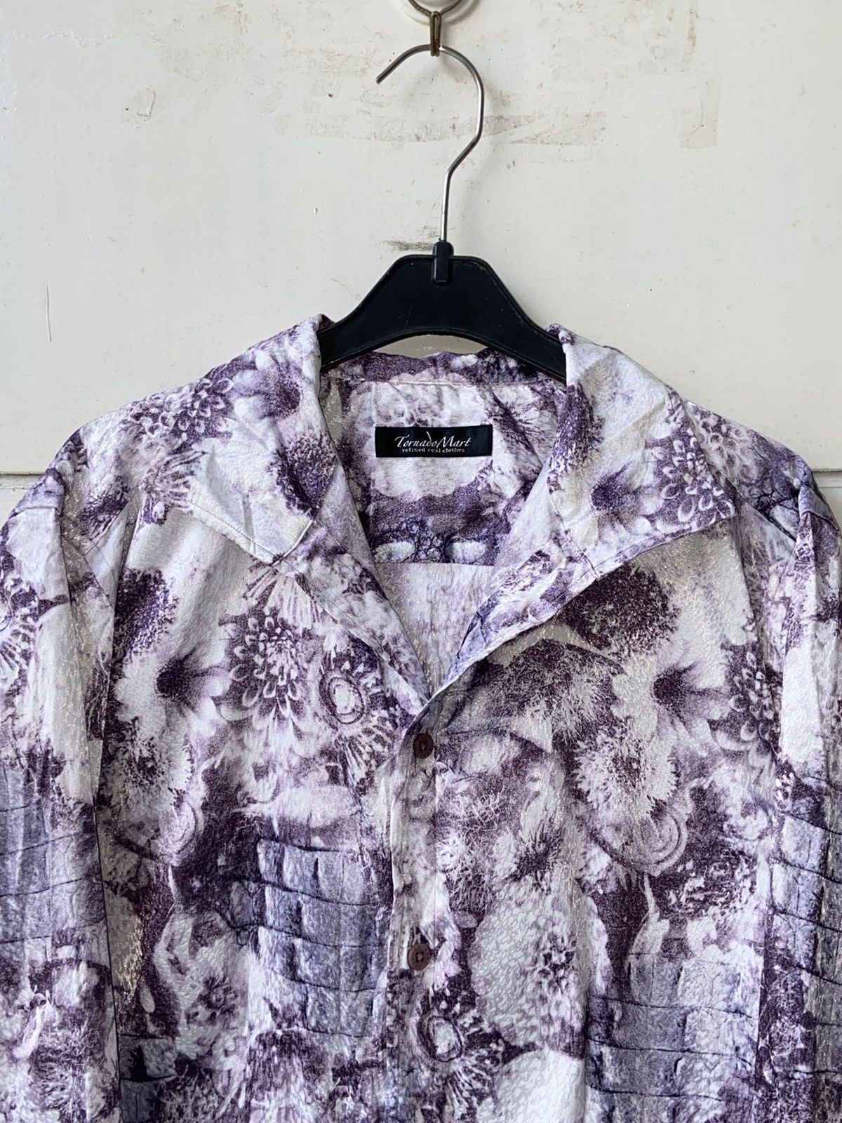 Japanese Brand × Tornado Mart TORNADO MART Tie Dye Floral Patterned Shirt Size US XS / EU 42 / 0 - 3 Thumbnail