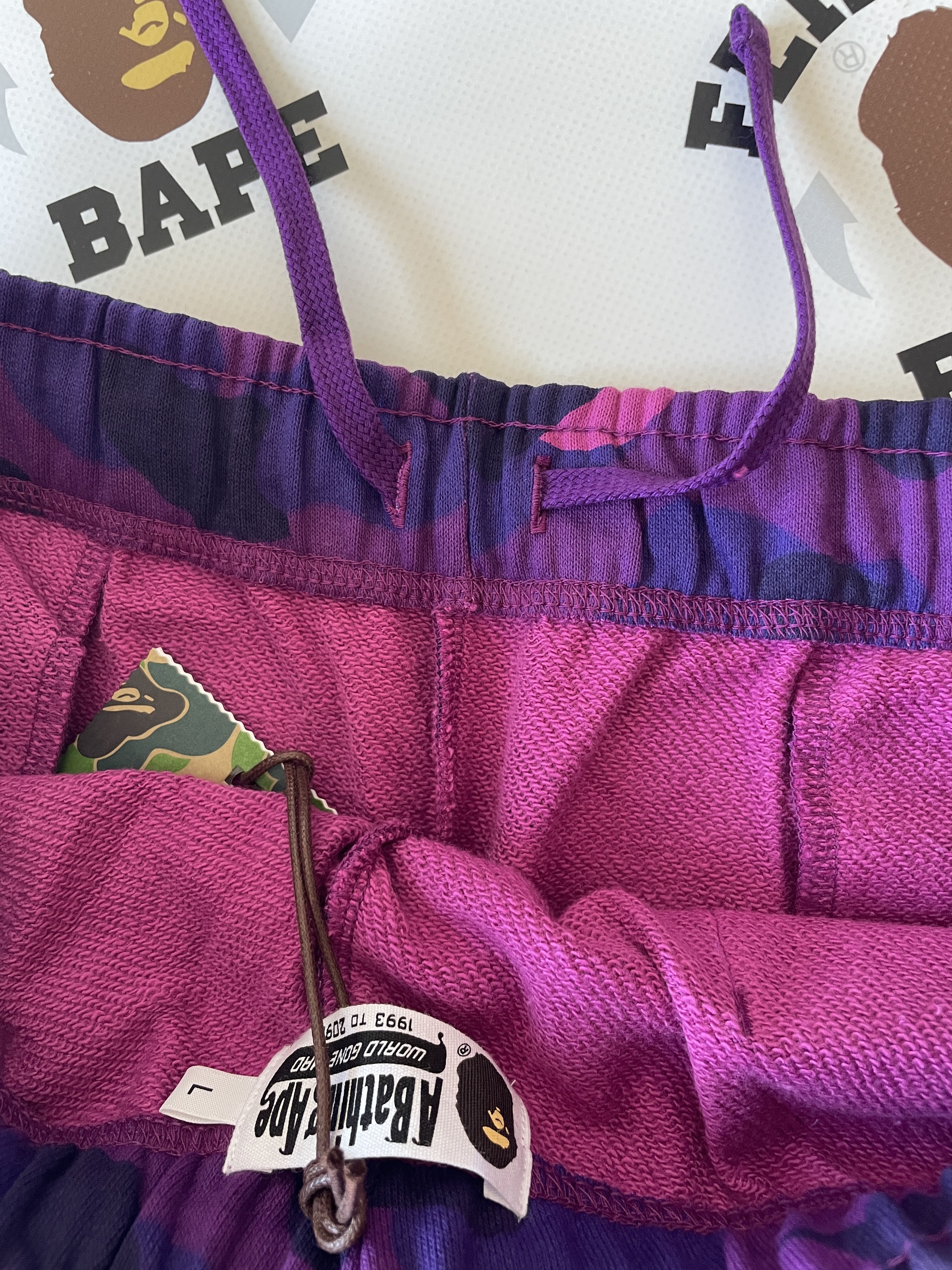 Bape BAPE COLOR CAMO SHARK SWEAT SHORTS Size US 34 / EU 50 - 5 Thumbnail