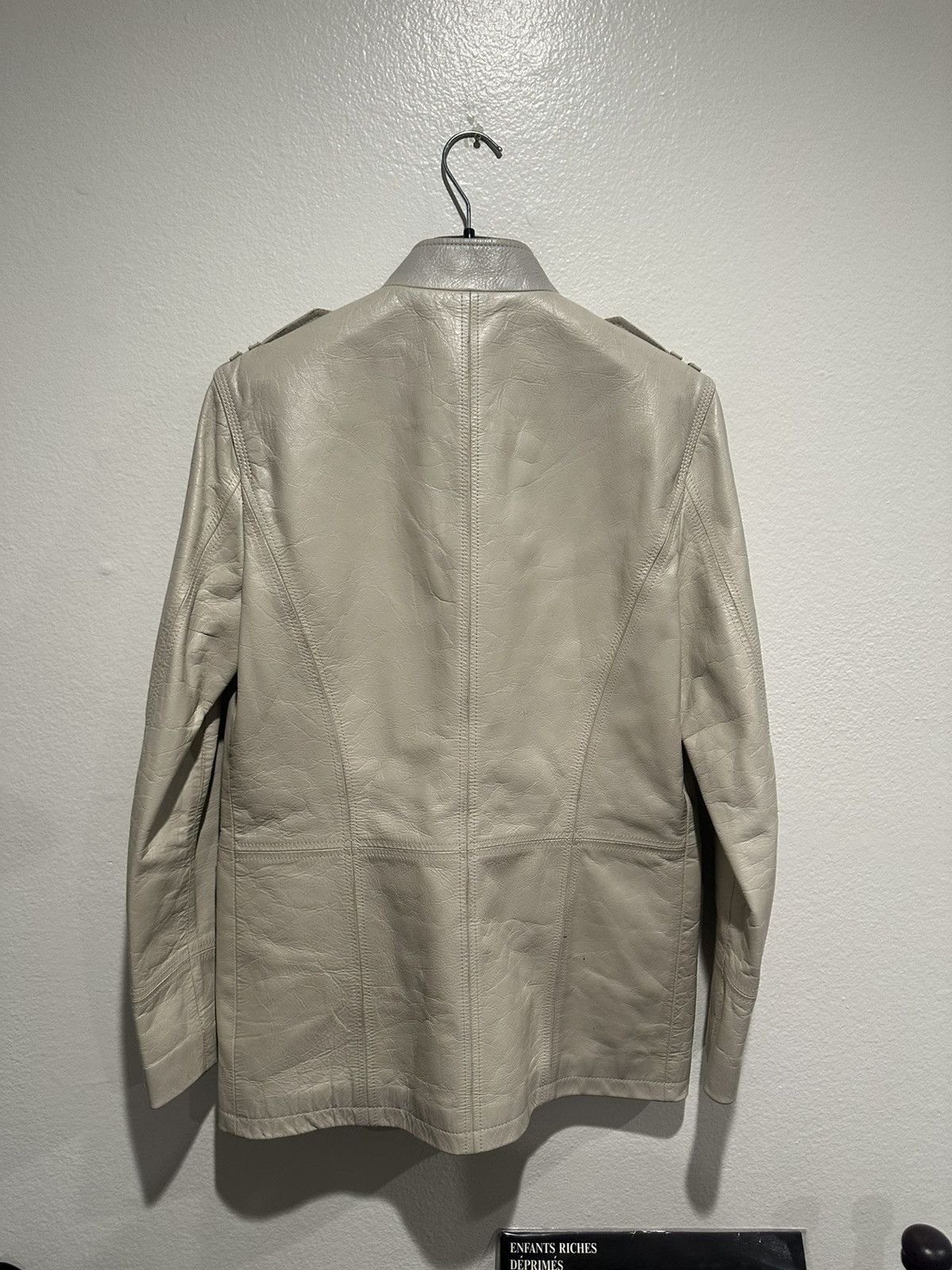 Saint Laurent Paris SS19 Travis Scott Runway Sample Leather Safari Jacket 46 Size US S / EU 44-46 / 1 - 7 Thumbnail