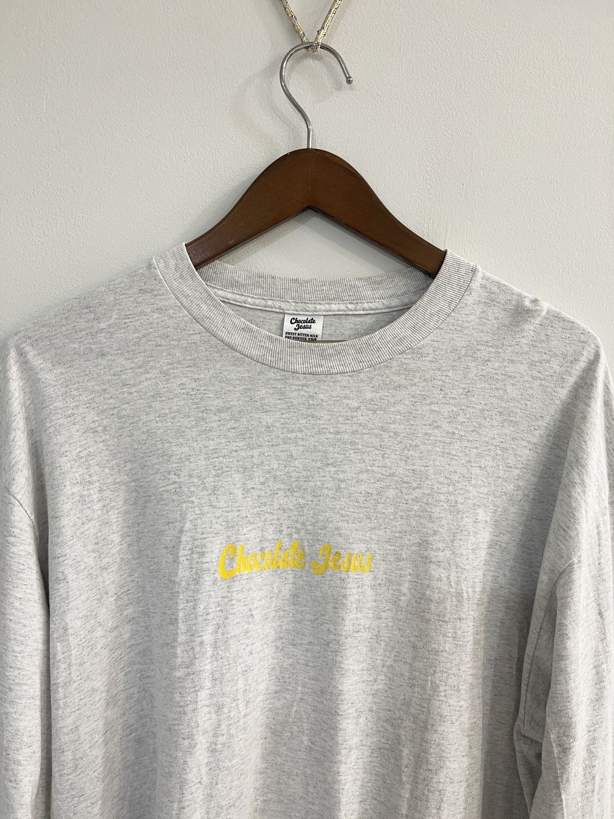 Chocolate VINTAGE CHOCOLATE JESUS MADE IN JAPAN LONGSLEEVES SHIRT Size US XL / EU 56 / 4 - 3 Thumbnail