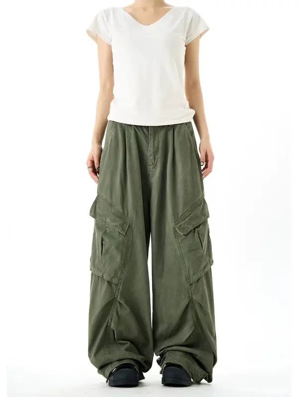 VIBE Retro High Street Hip Hop Loose Wide Leg Casual Pants Size US 32 / EU 48 - 7 Thumbnail